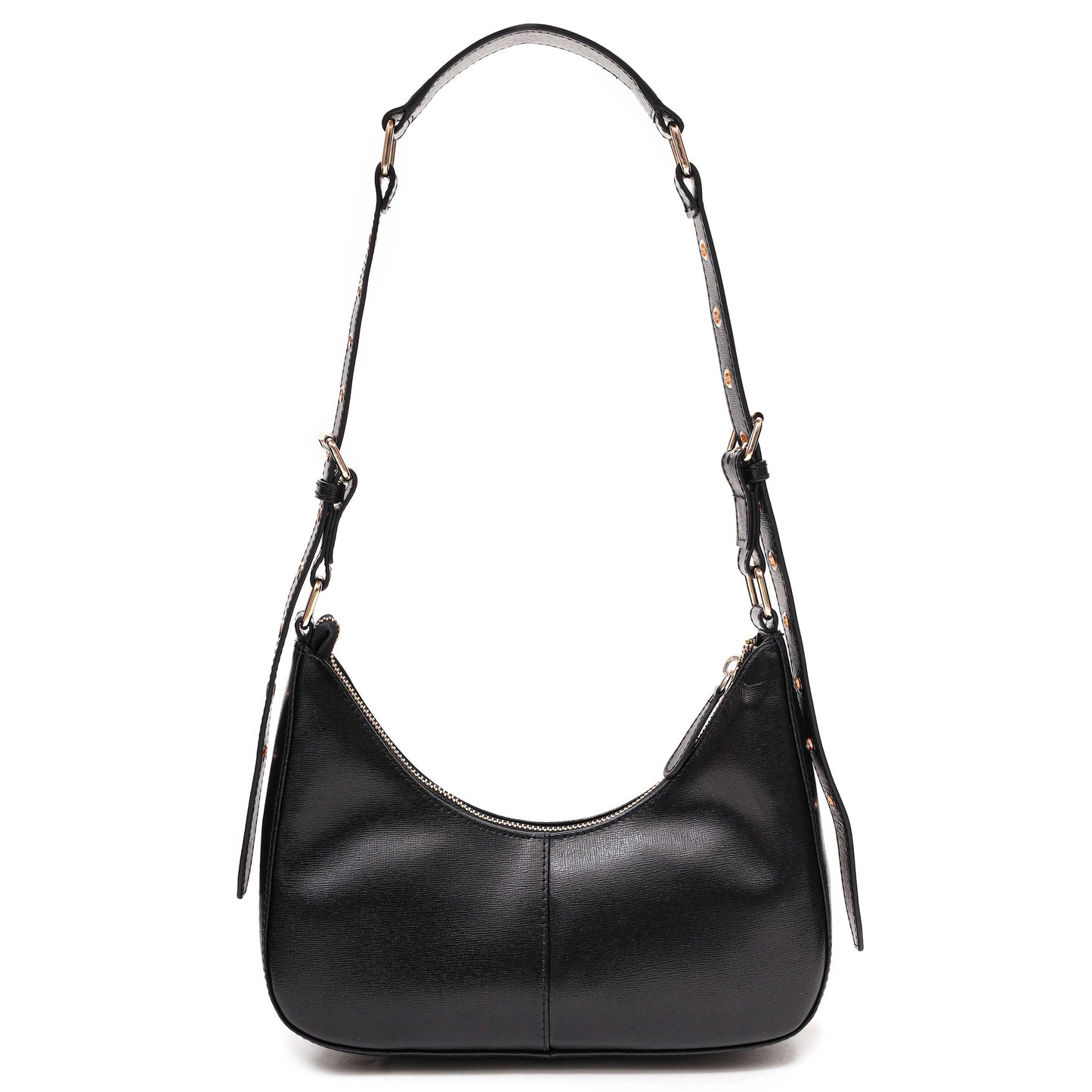 Núnoo Erin Florence Black w. Gold Small bag Black