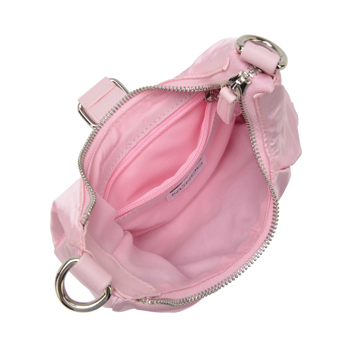 Núnoo Flora Satin Light Pink Shoulder bags Light pink