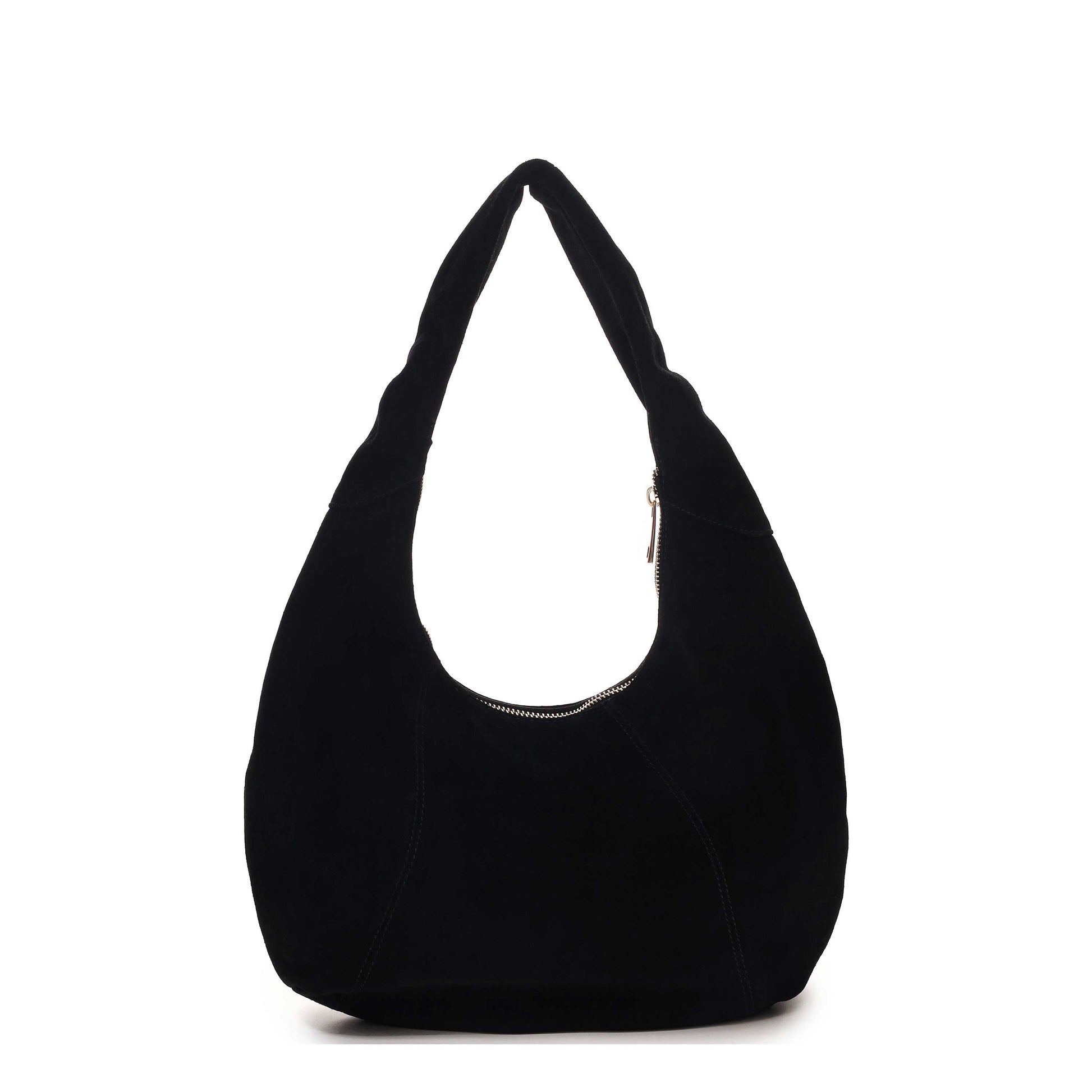 Núnoo Gabi Suede Black w. Gold Maxi Black
