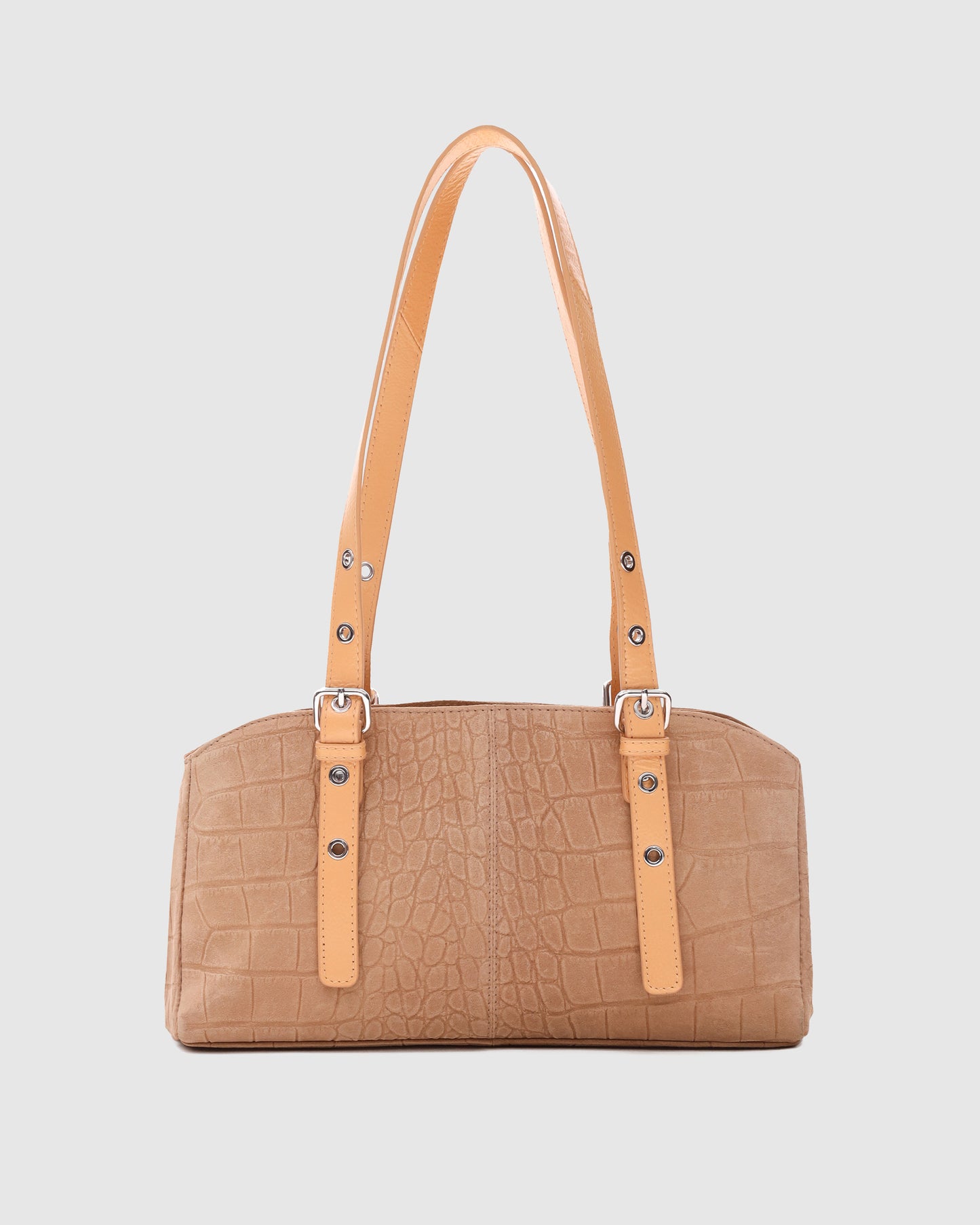 Núnoo Hazel Scale Suede Cream Medium Cream