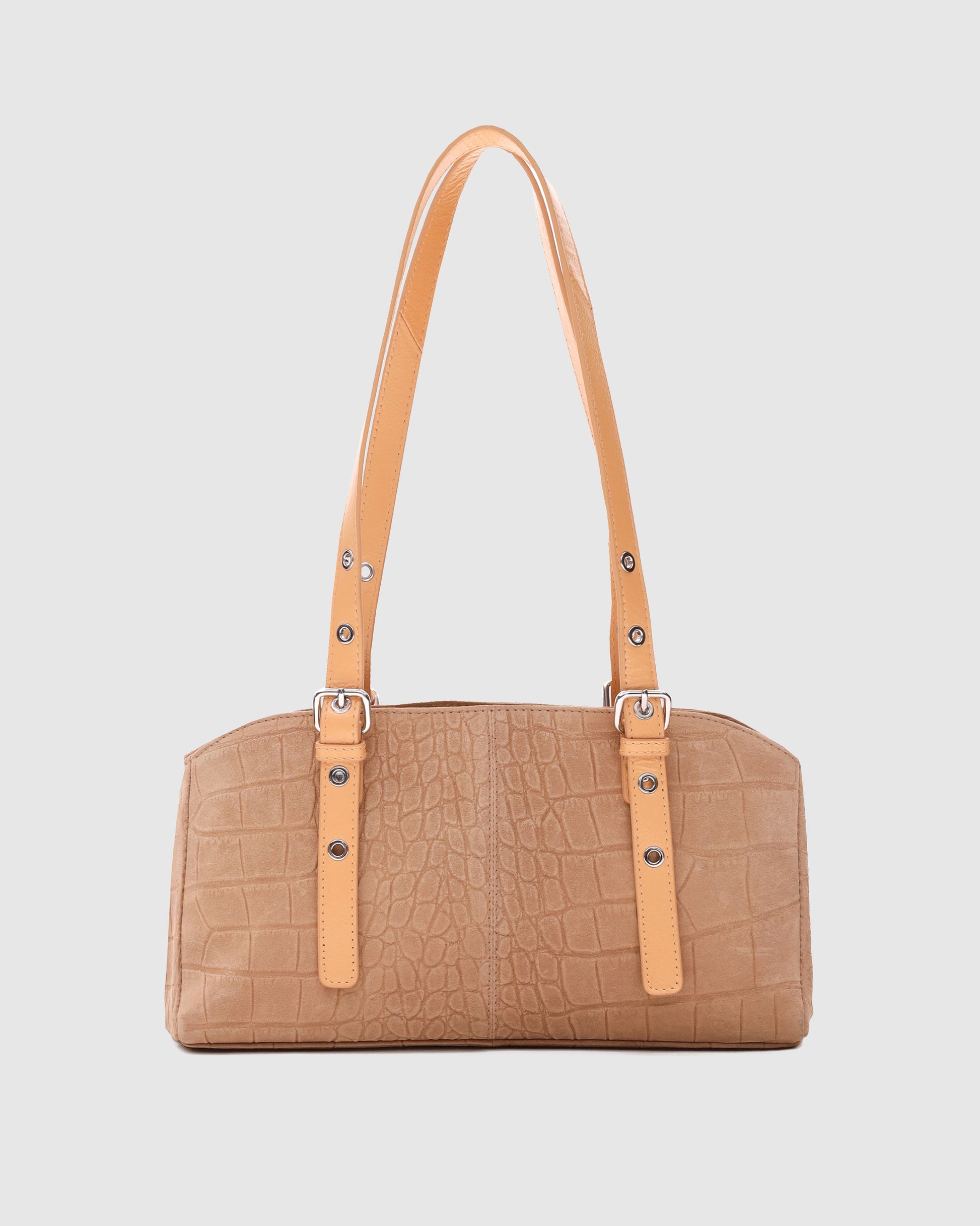 Núnoo Hazel Scale Suede Cream Medium Cream