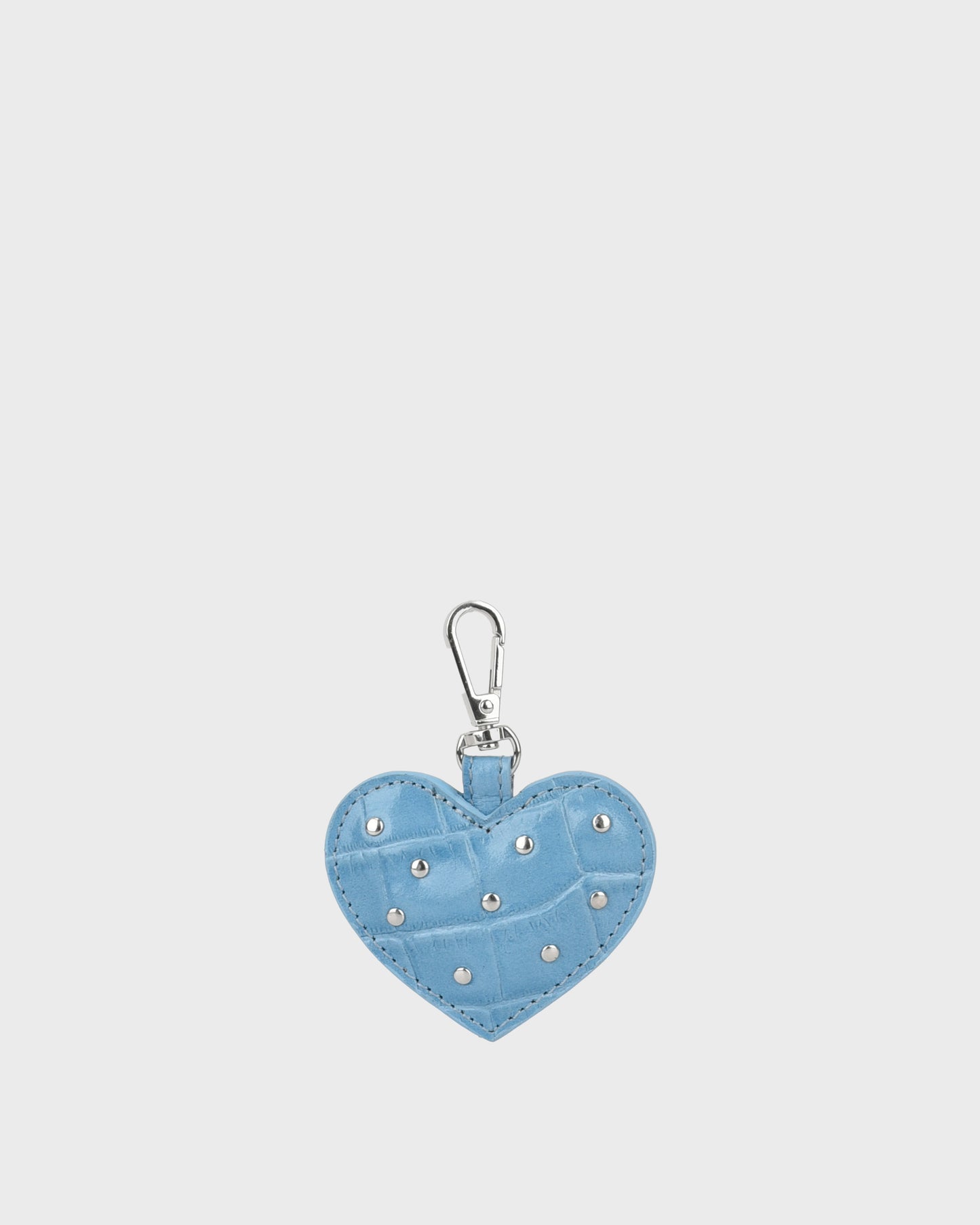 Núnoo Heart Bag Charm Texas Dusty Blue Accessories Dusty Blue