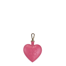 Heart Bagcharm Silky Pink w. Gold