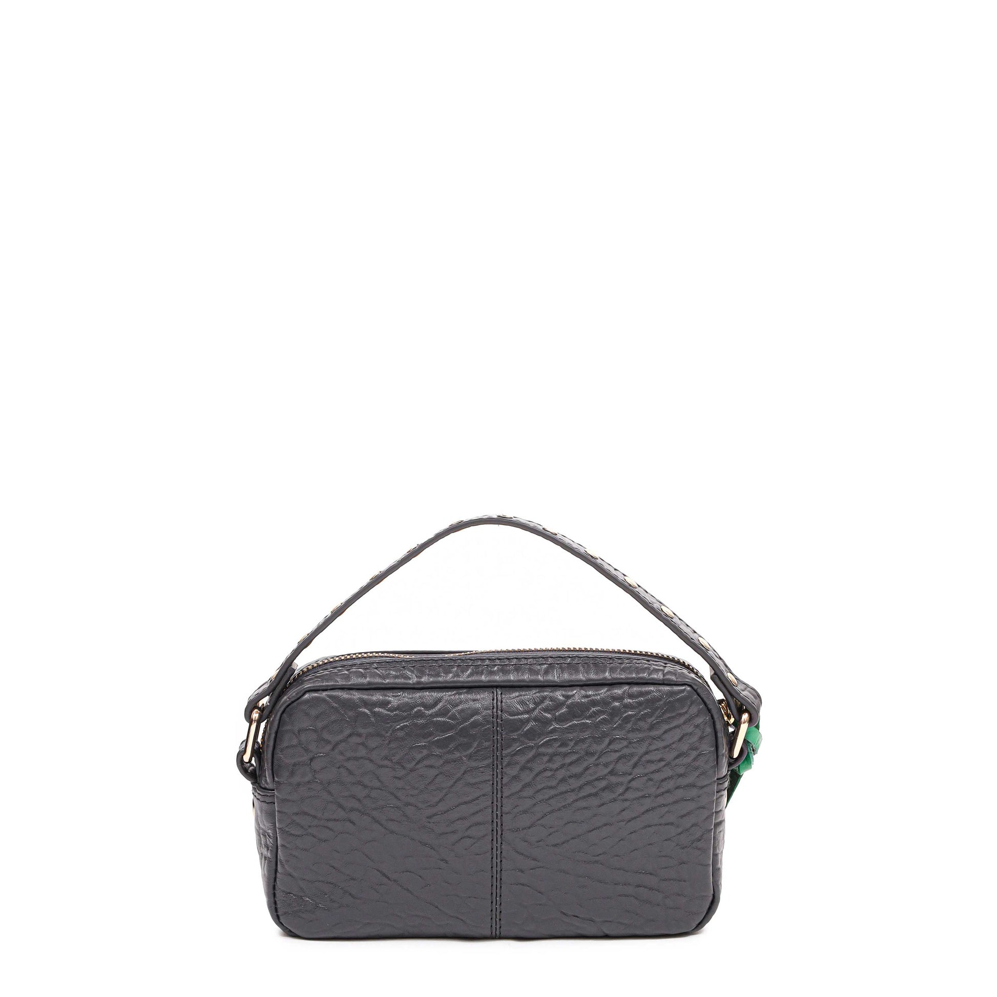 Núnoo Helena Buckle New Zealand Dark Grey w. Gold Medium Dark grey