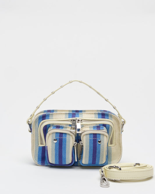 Núnoo Helena Canvas Blue Stripes Small bag Blue Stripes