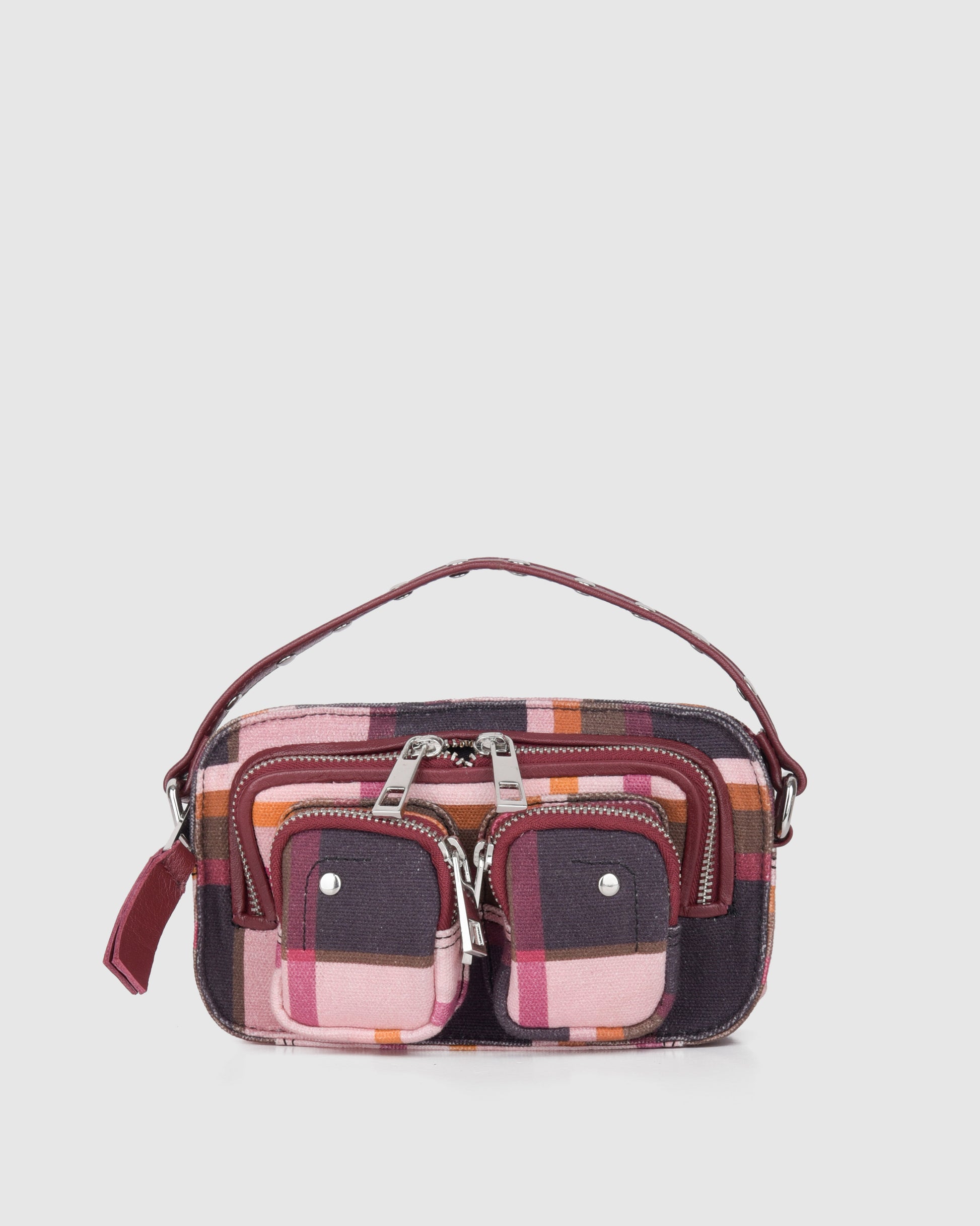Núnoo Helena Canvas Check Small bag Check