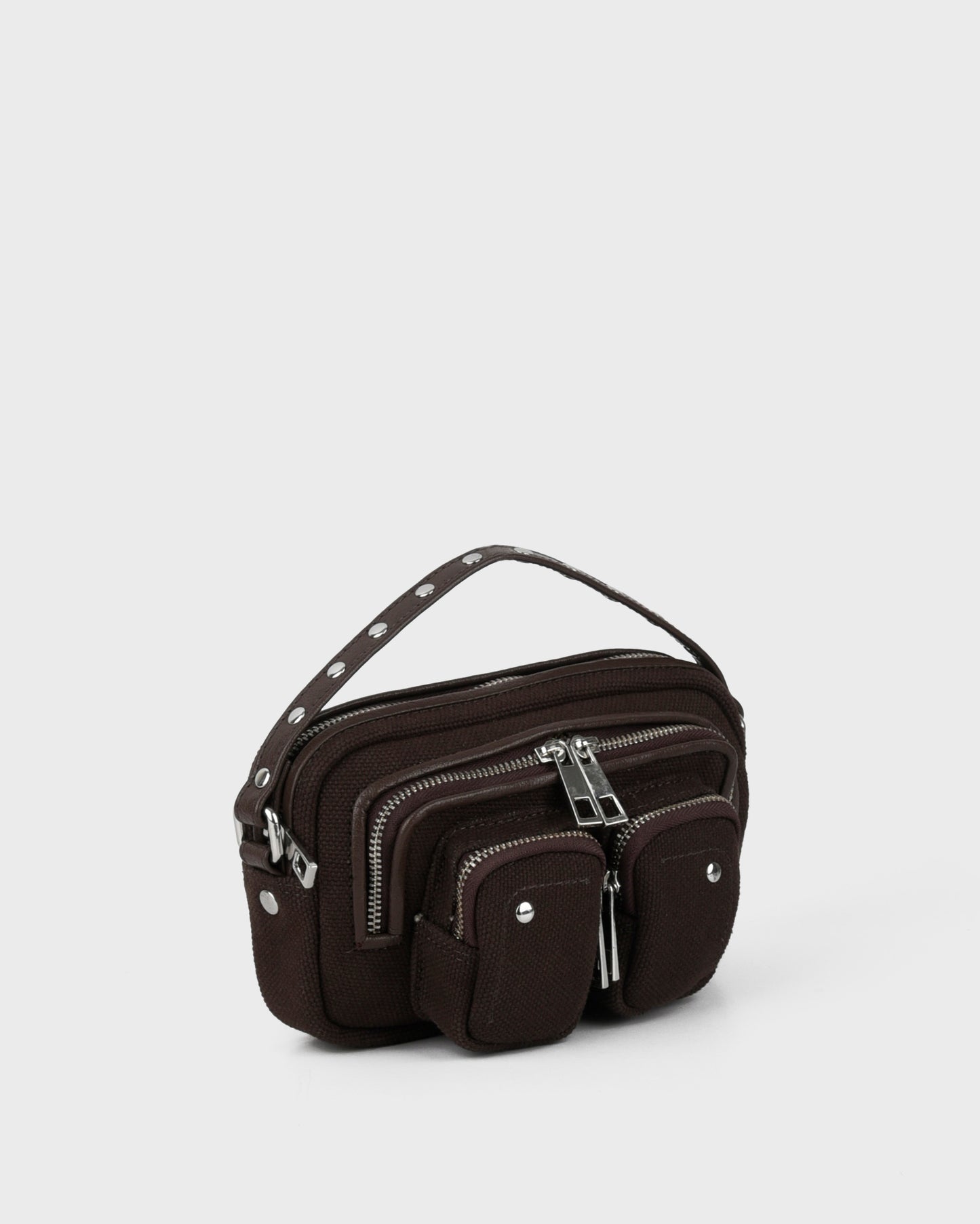 Núnoo Helena Canvas Chocolate Small bag Chocolate