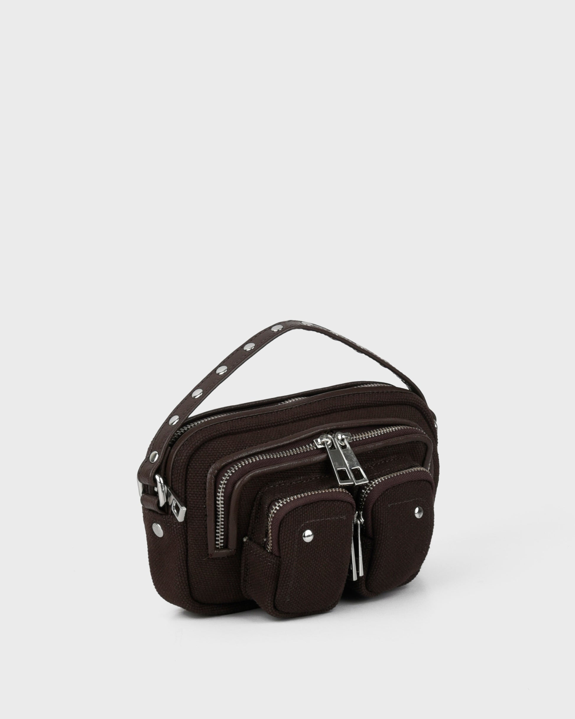 Núnoo Helena Canvas Chocolate Small bag Chocolate
