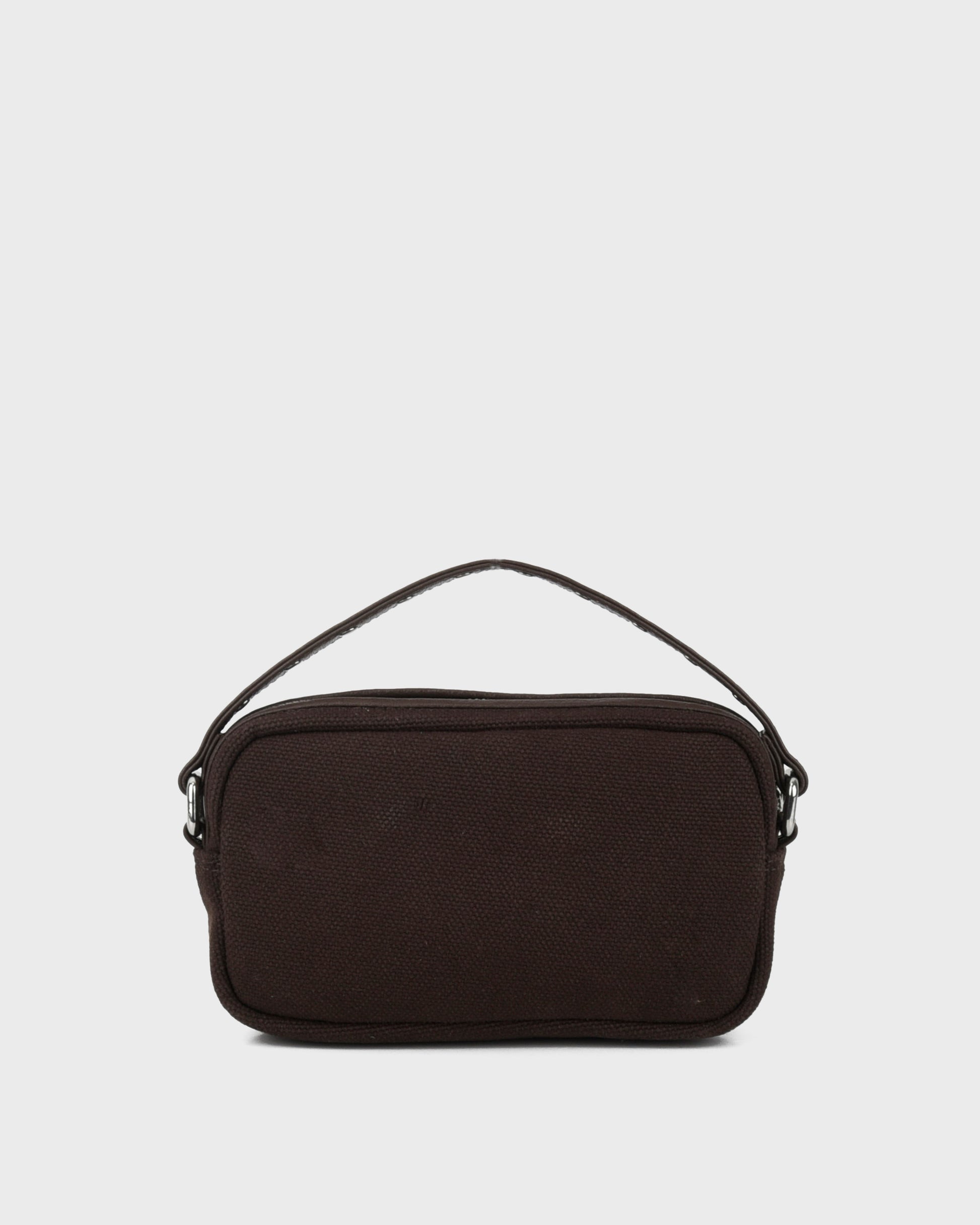 Núnoo Helena Canvas Chocolate Small bag Chocolate