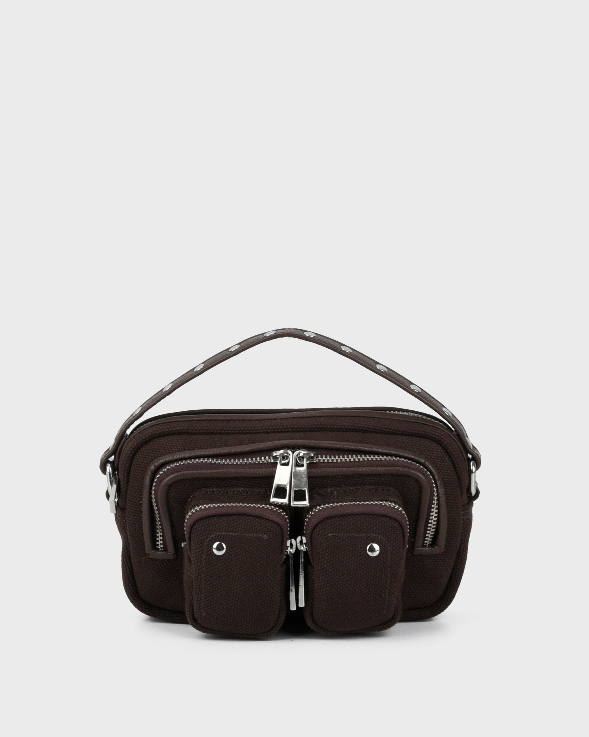 Núnoo Helena Canvas Chocolate Small bag Chocolate