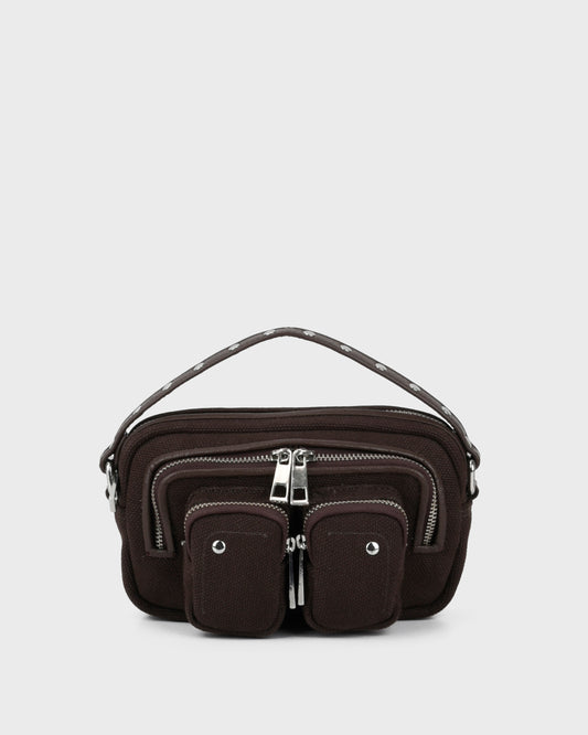 Núnoo Helena Canvas Chocolate Small bag Chocolate