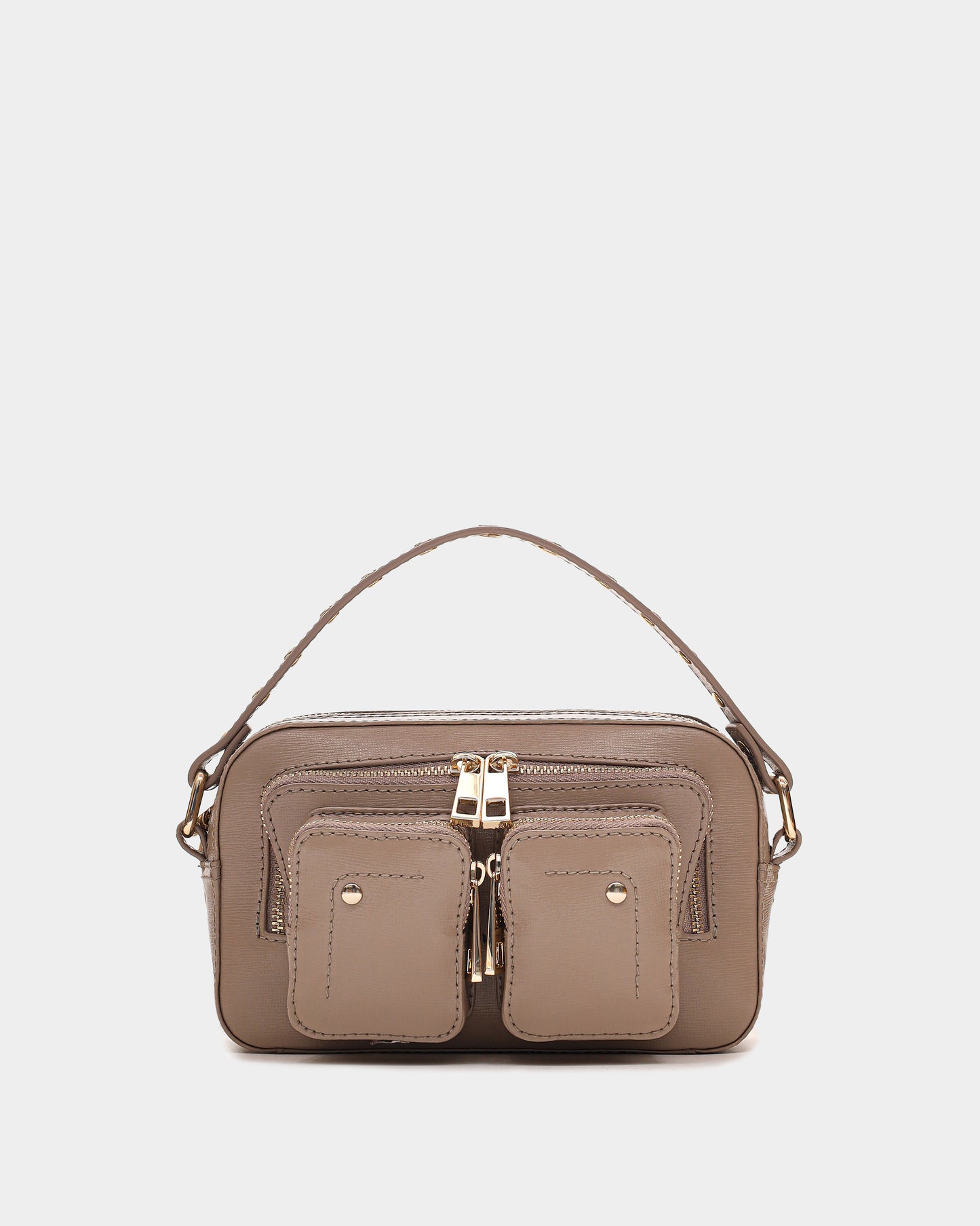 Núnoo Helena Florence Light Brown w. Gold Small bag Light brown