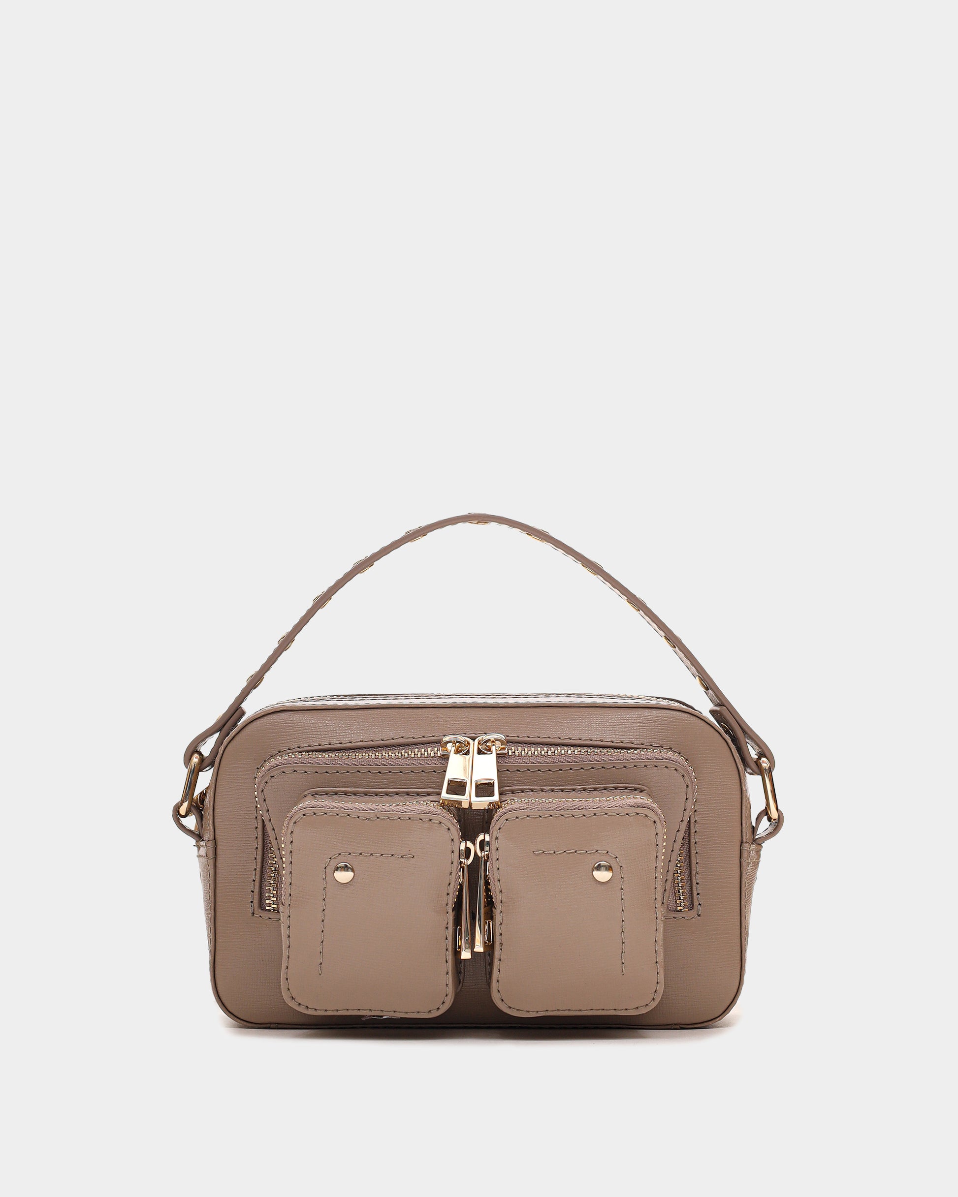 Núnoo Helena Florence Light Brown w. Gold Small bag Light brown