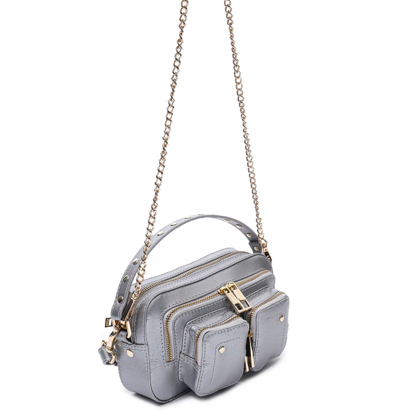Núnoo Helena Florence Silver W. Gold Small bag Gold