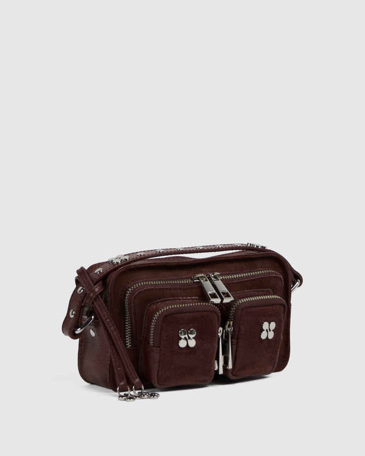 Núnoo Helena Icon Rivet Suede Rum Small bag Rum