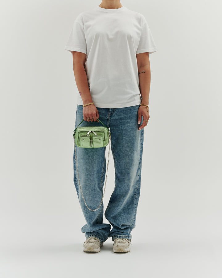 Núnoo Helena Metallic Light Green Small bag Light green