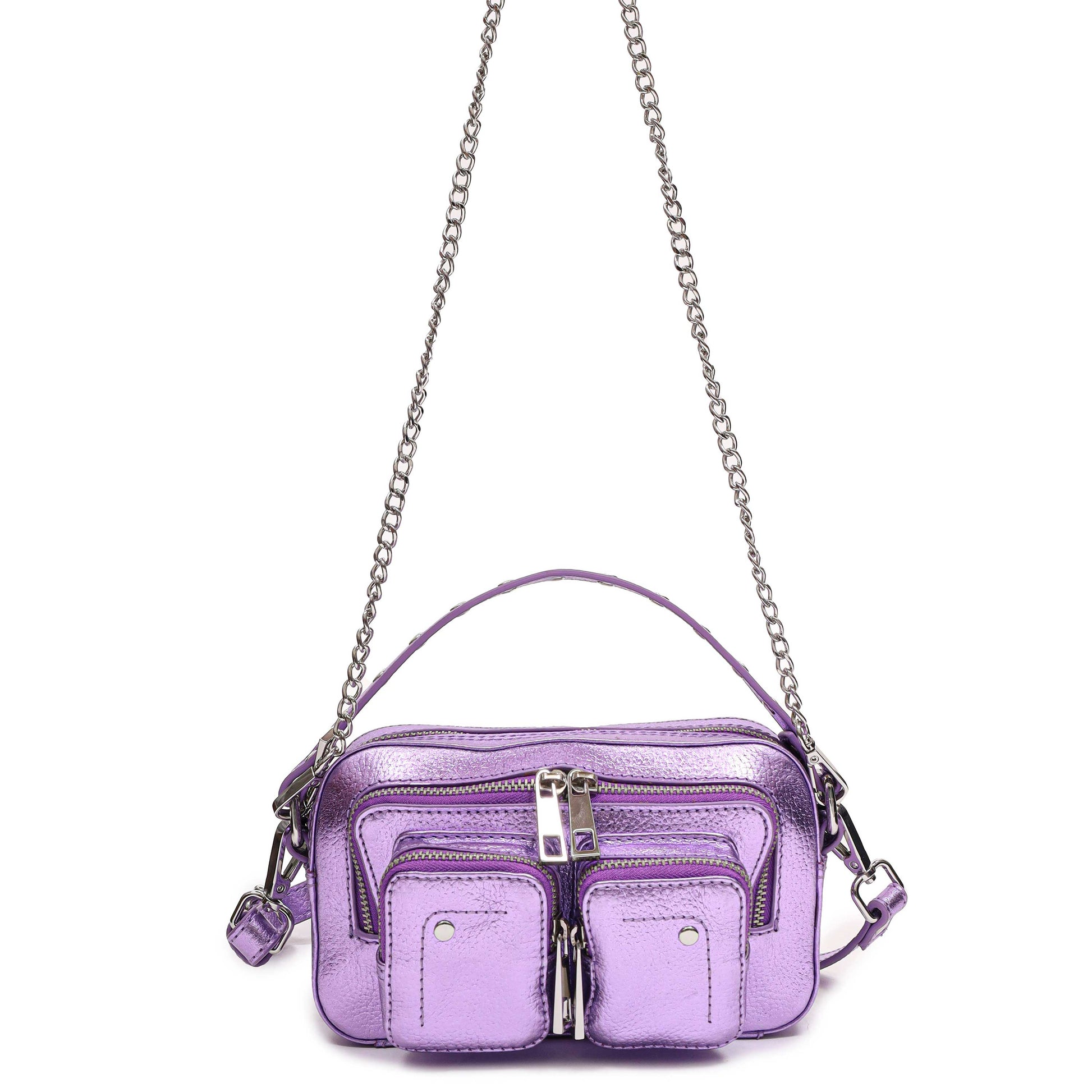 Núnoo Helena Metallic Purple Small bag Purple