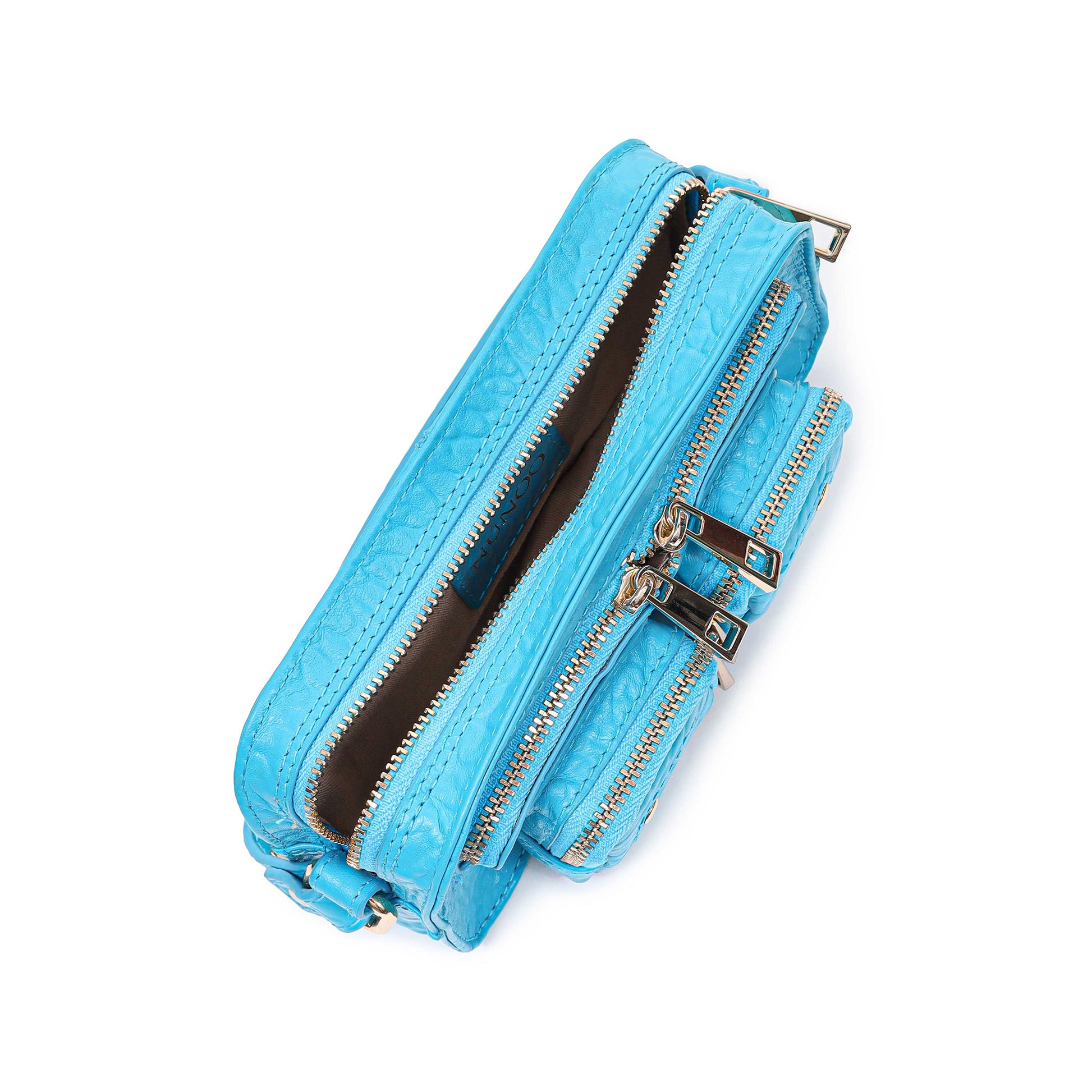 Núnoo Helena New Zealand Bright Blue w. Gold Small bag Bright Blue