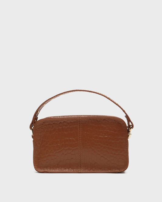 Núnoo Helena New Zealand Brown w. Gold Small bag Brown