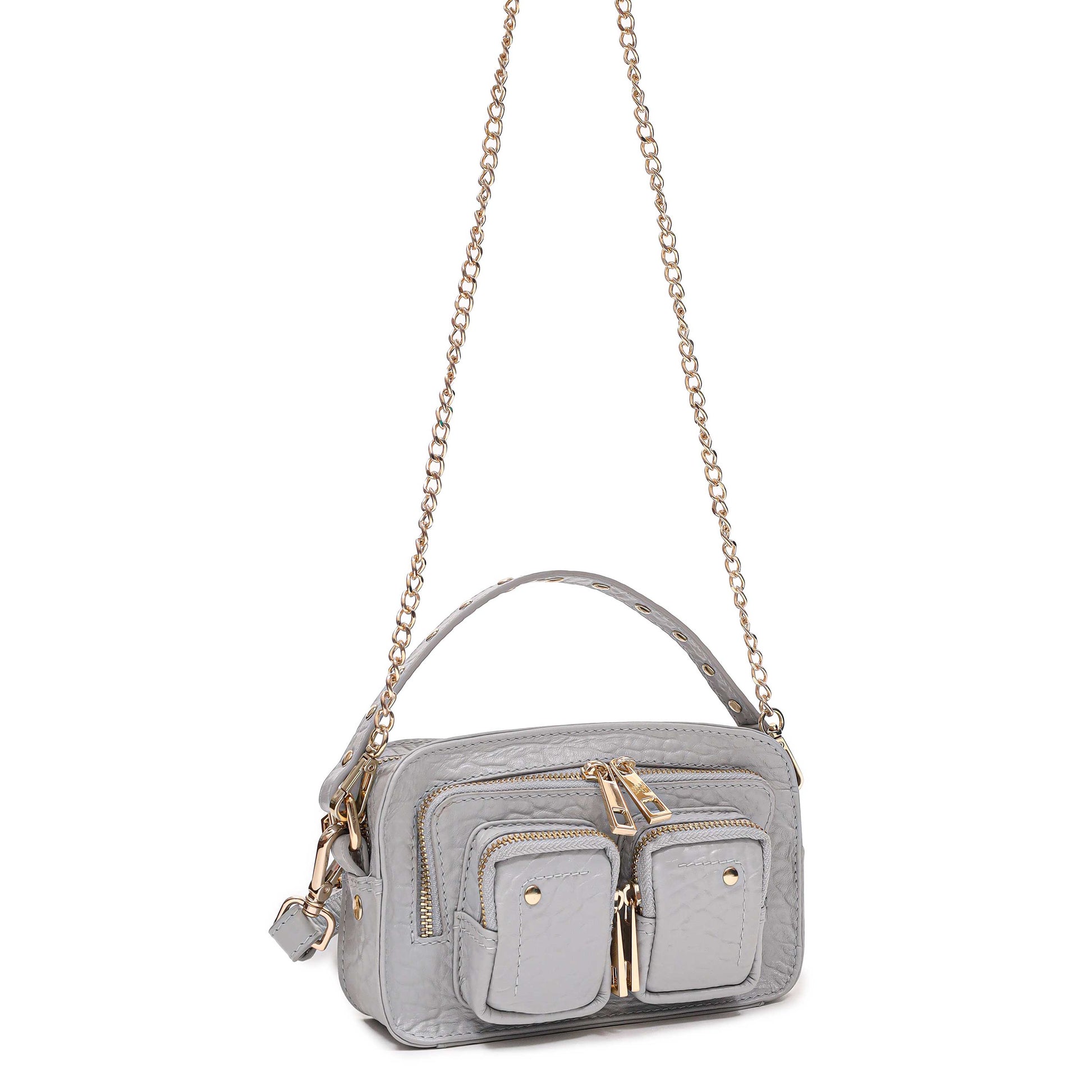 Núnoo Helena New Zealand Grey w. Gold Mini bags Grey