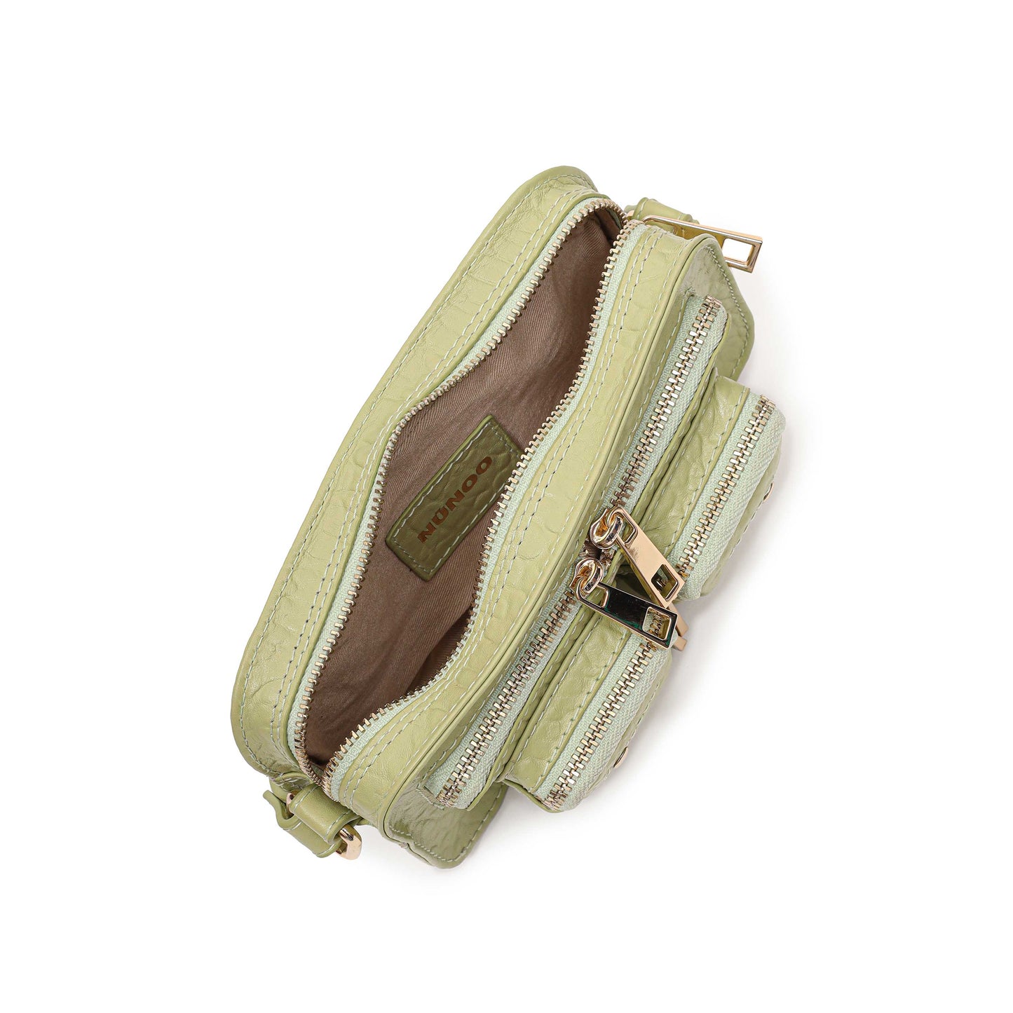 Núnoo Helena New Zealand Light Green w. Gold Small bag Light green
