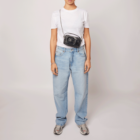 Núnoo Helena Pure Disco Black Small bag Black