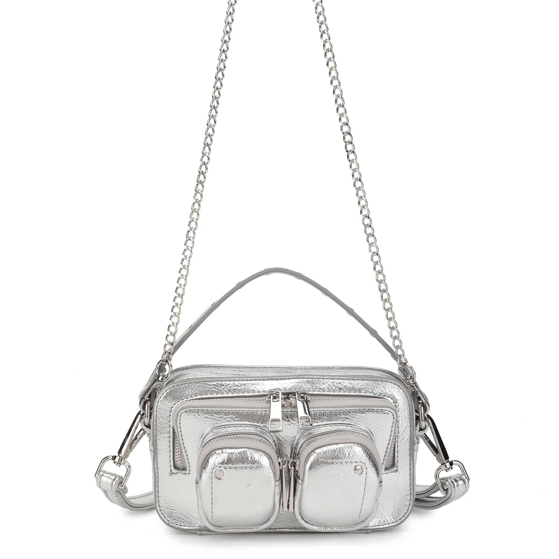 Núnoo Helena Recycled Cool Silver Small bag Silver