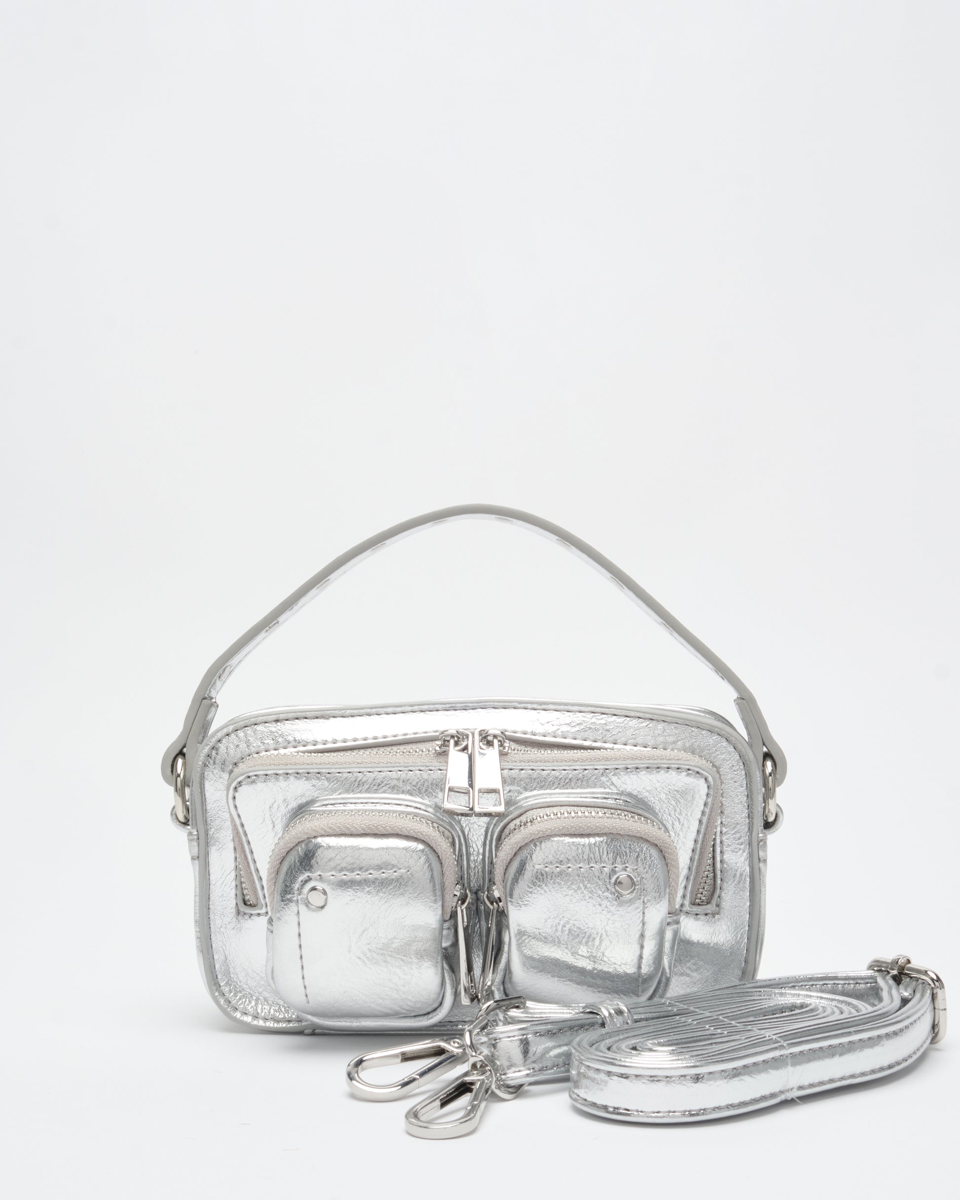 Núnoo Helena Recycled Cool Silver Small bag Silver