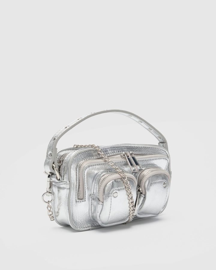Núnoo Helena Recycled Cool Silver Small bag Silver