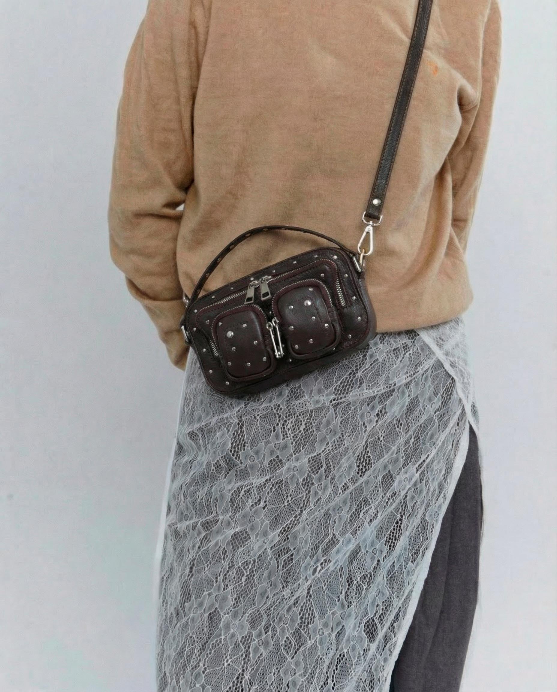 Núnoo Helena Rivet Mountain Chocolate Small bag Chocolate