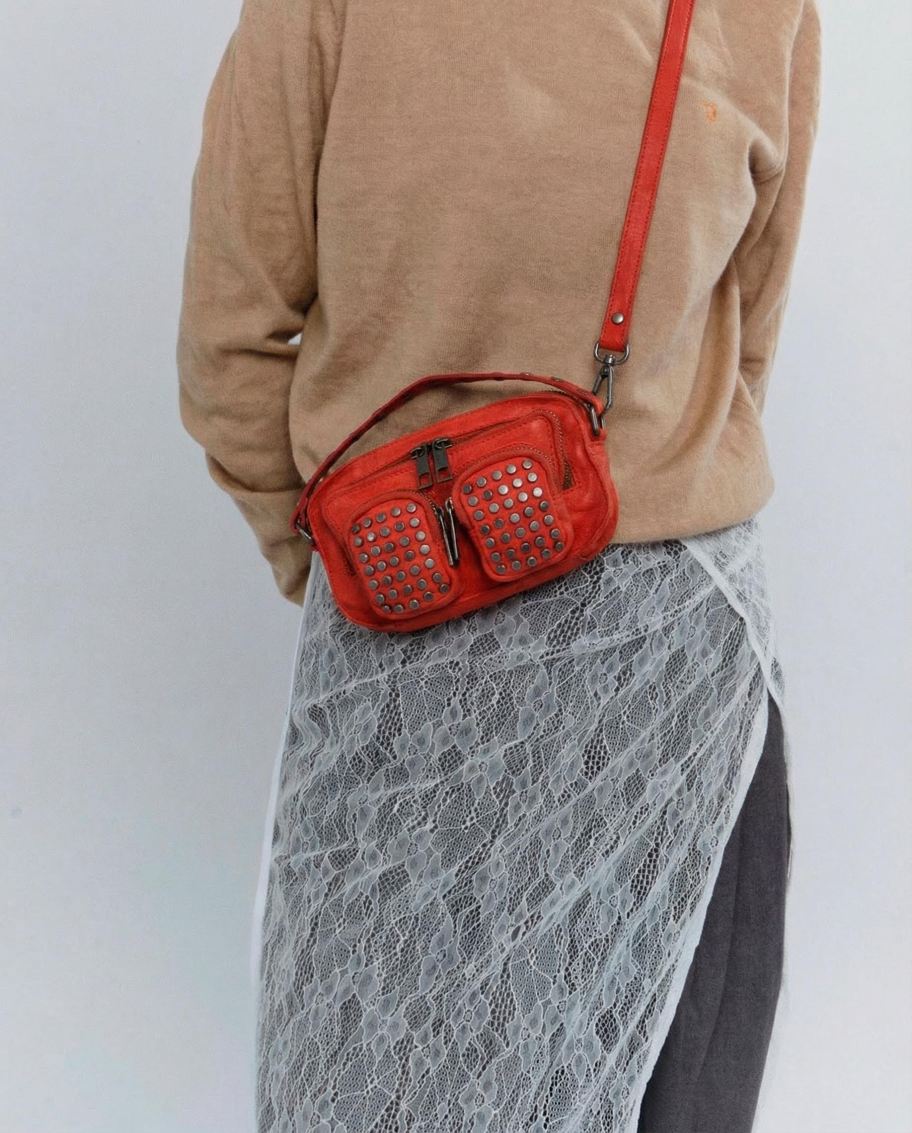 Núnoo Helena Rivet Washed Red Núnoo X One Dilemma Small bag Red