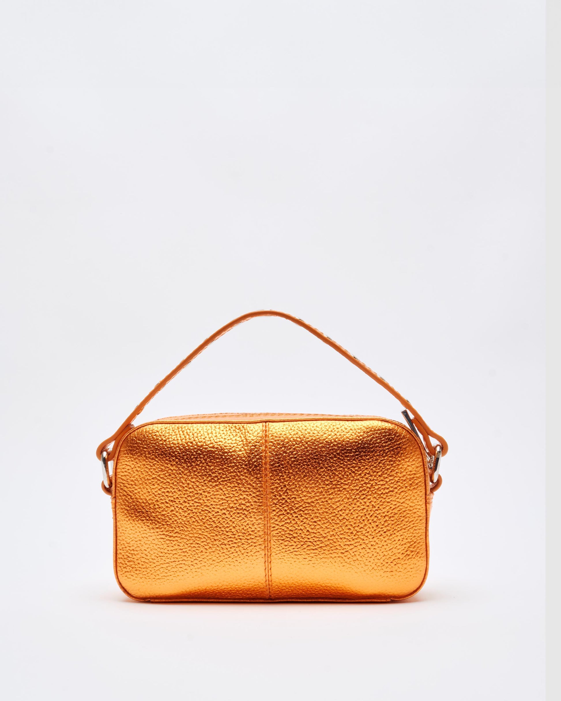 Núnoo Helena Studs Metallic Orange Small bag Orange