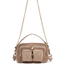 Helena Suede Beige w. Gold