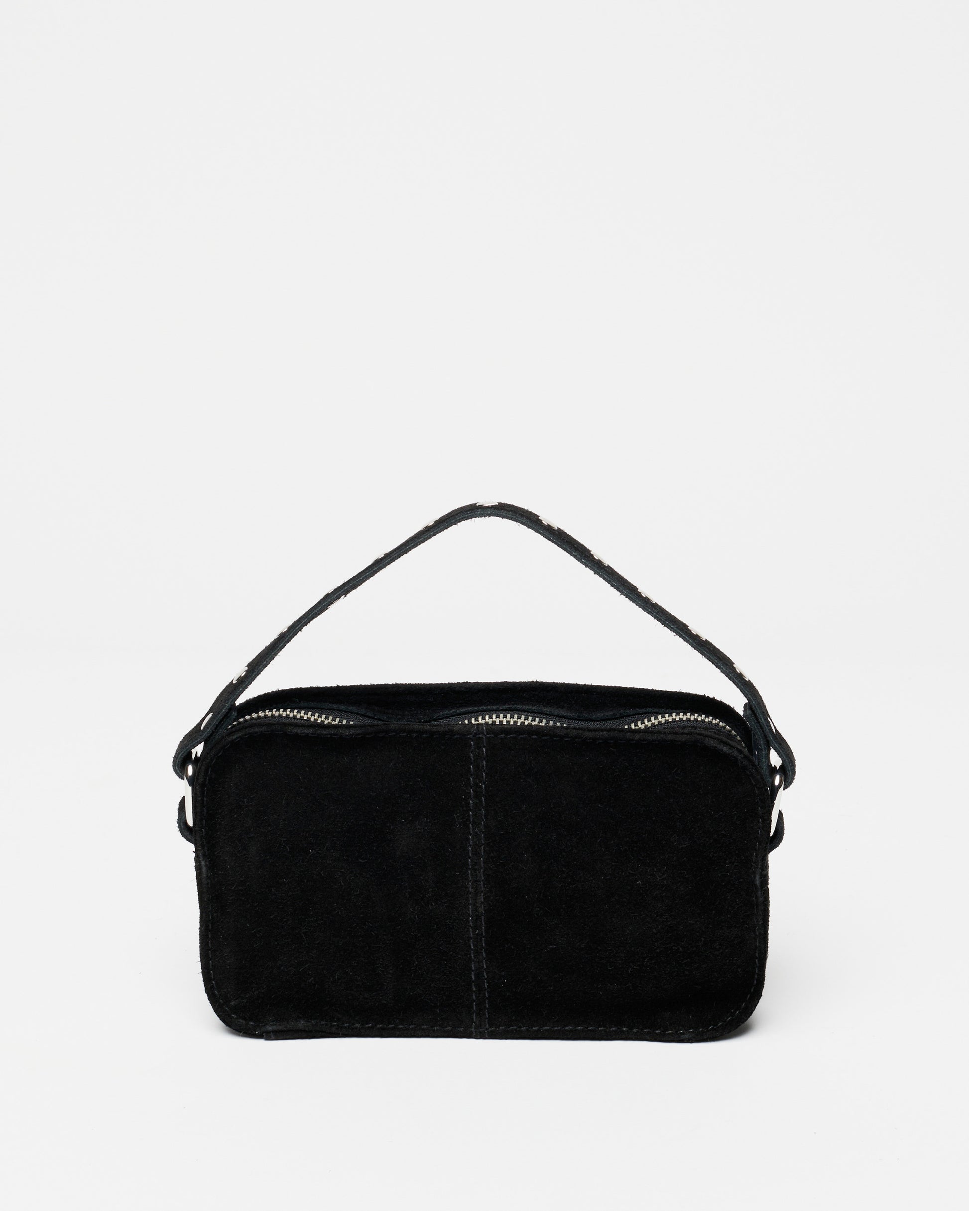 Núnoo Helena Suede Black Small bag Black