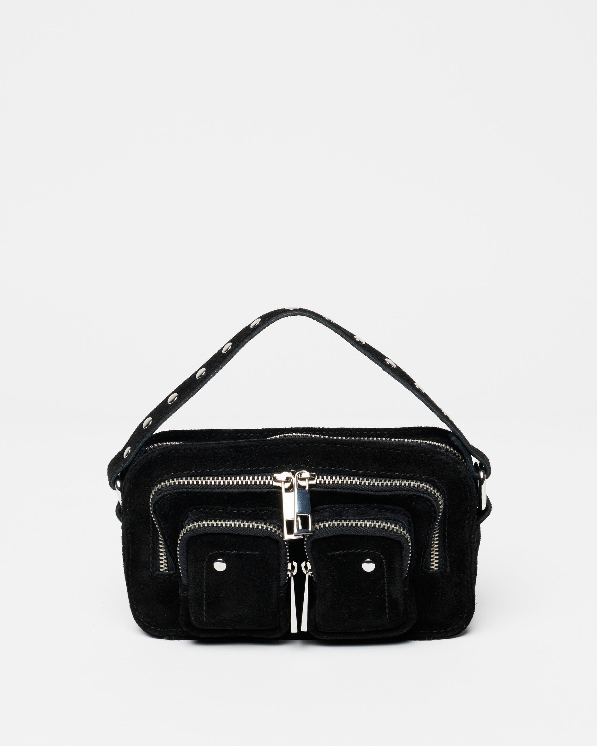 Núnoo Helena Suede Black Small bag Black