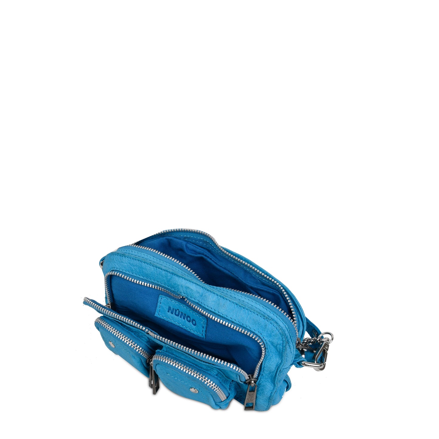 Núnoo Helena Washed Blue Small bag Blue