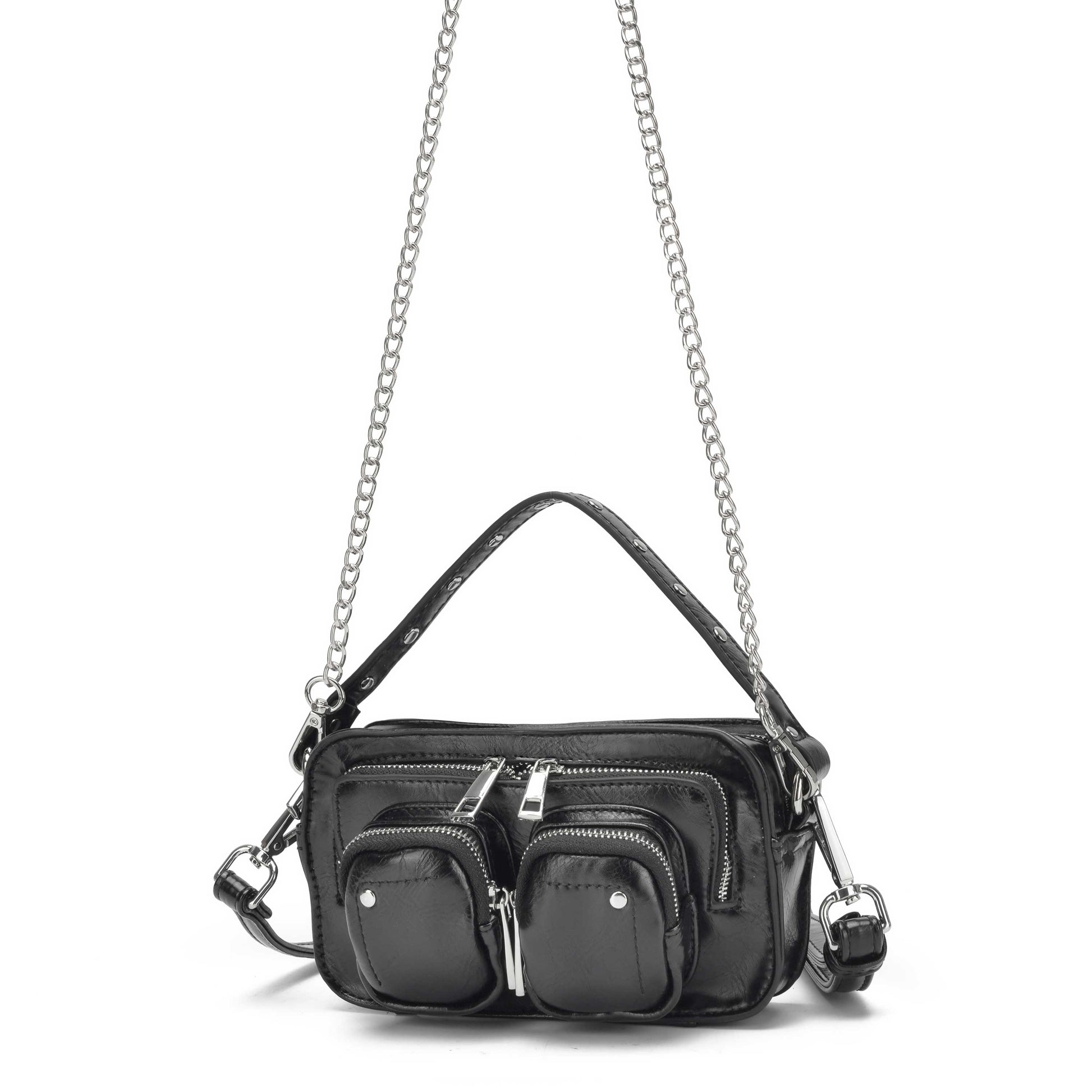 Núnoo Helena Wrinkle Black Shoulder bags Black