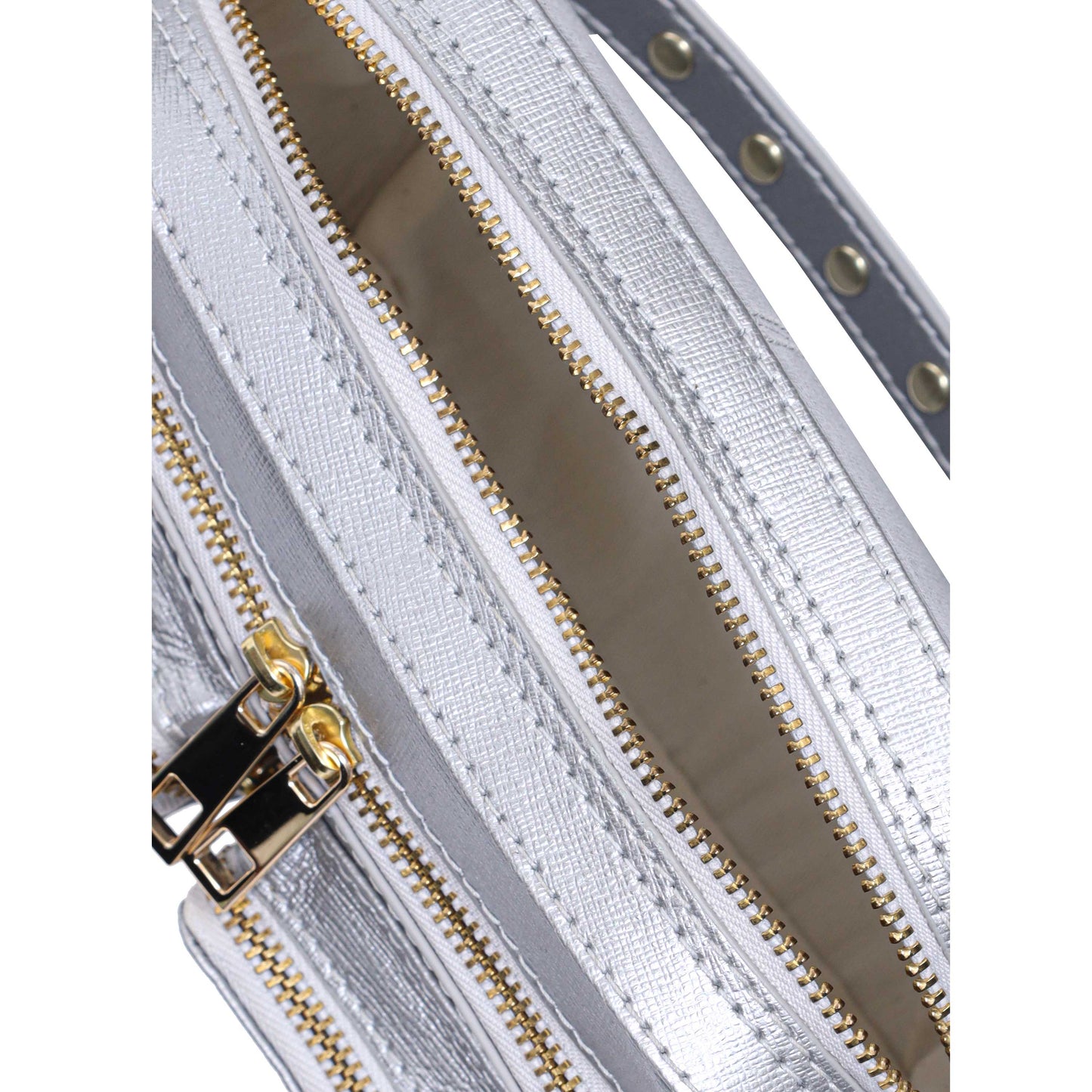 Núnoo Helena florence Silver w. Gold Small bag