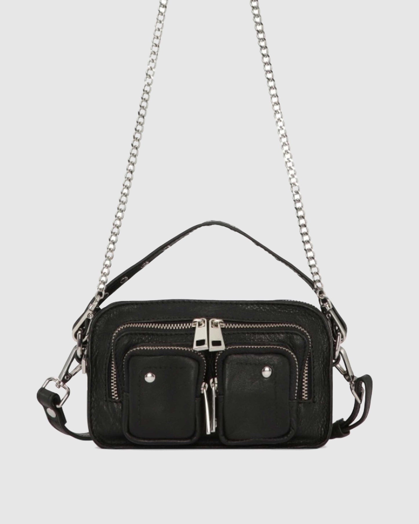 Núnoo Helena organic leather Black Small bag Black