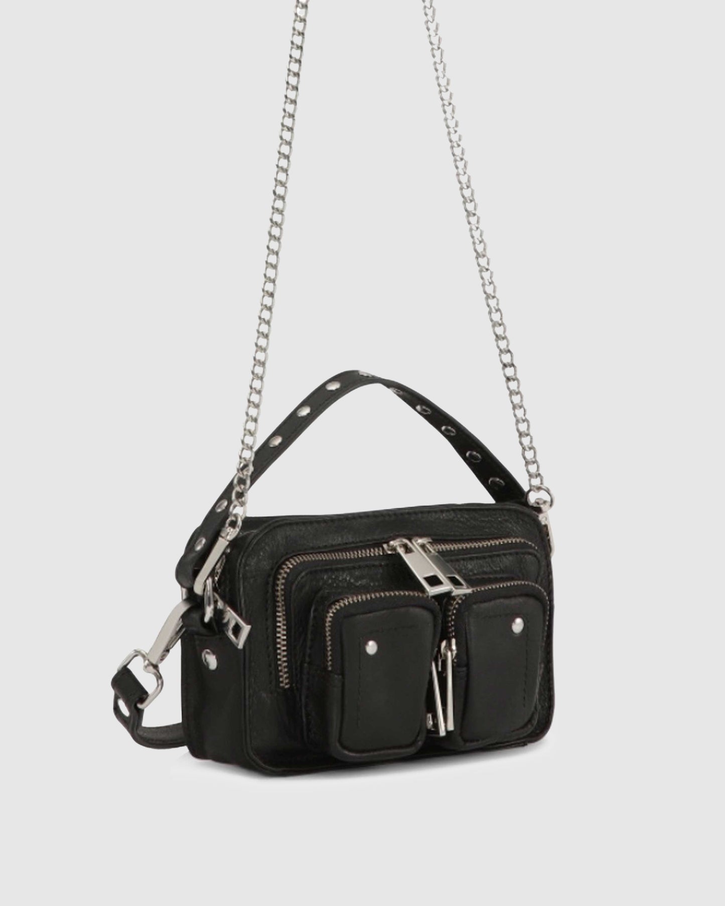 Núnoo Helena organic leather Black Small bag Black