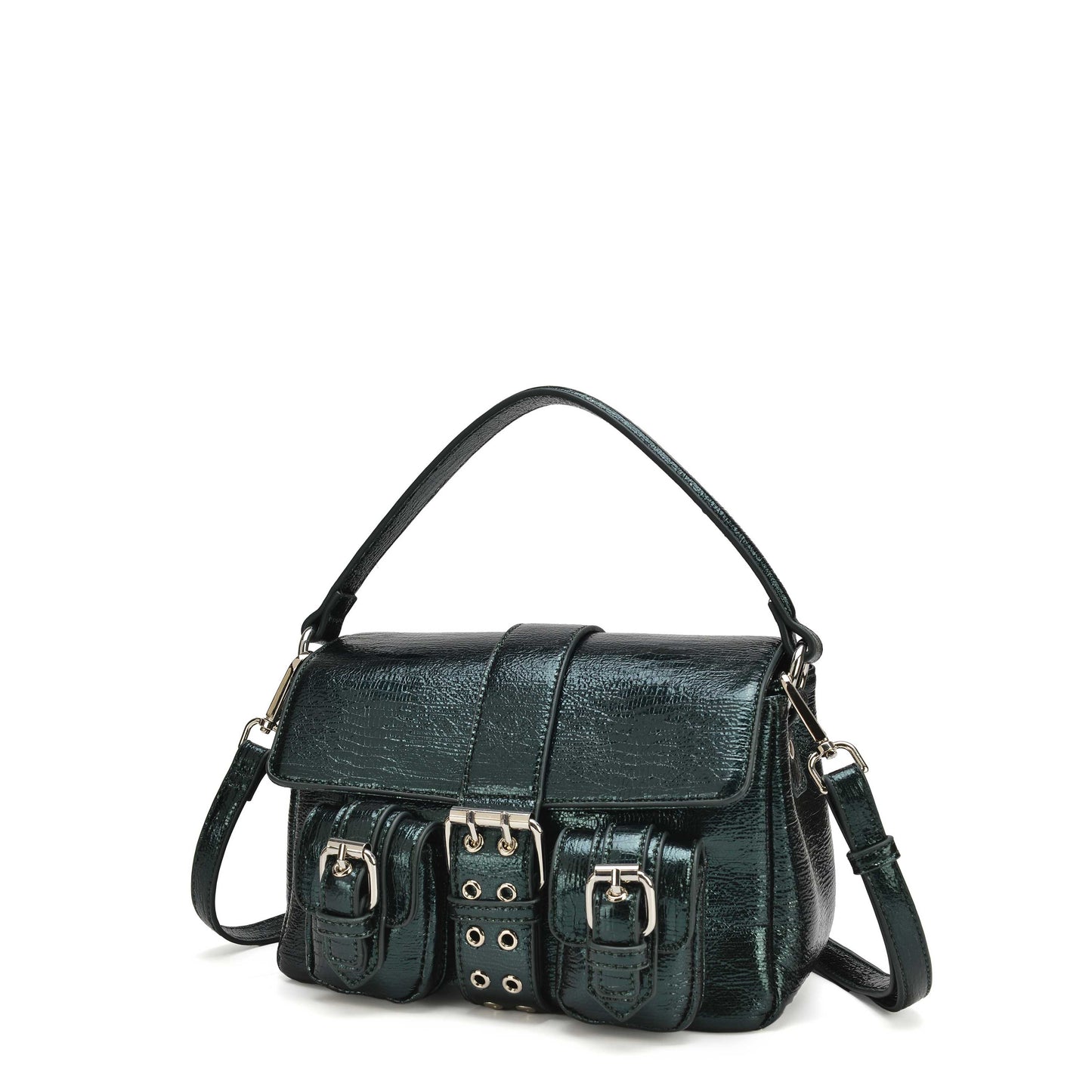 Núnoo Honey Buckle Recycled cool Dark Green Shoulder bags Dark green