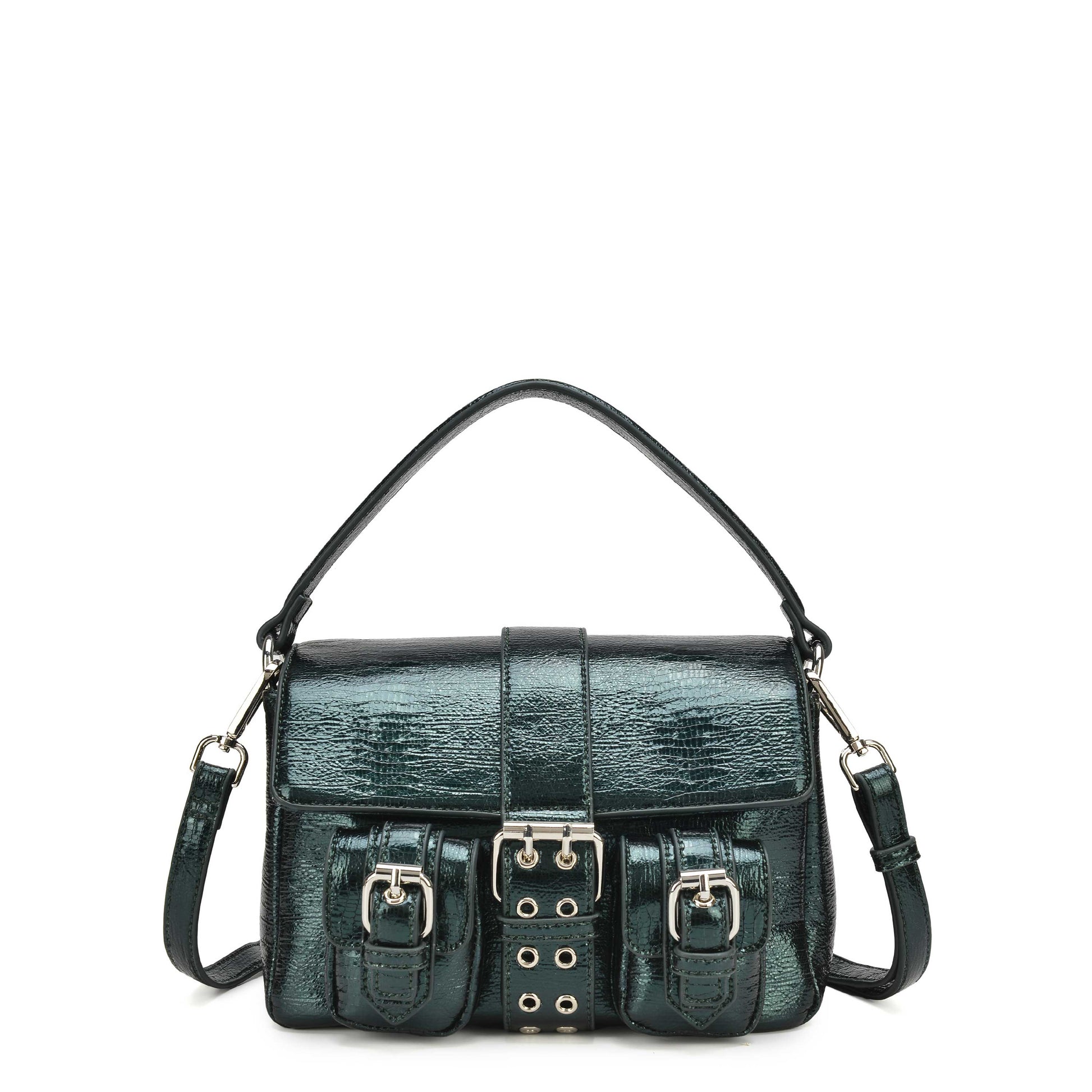 Núnoo Honey Buckle Recycled cool Dark Green Shoulder bags Dark green