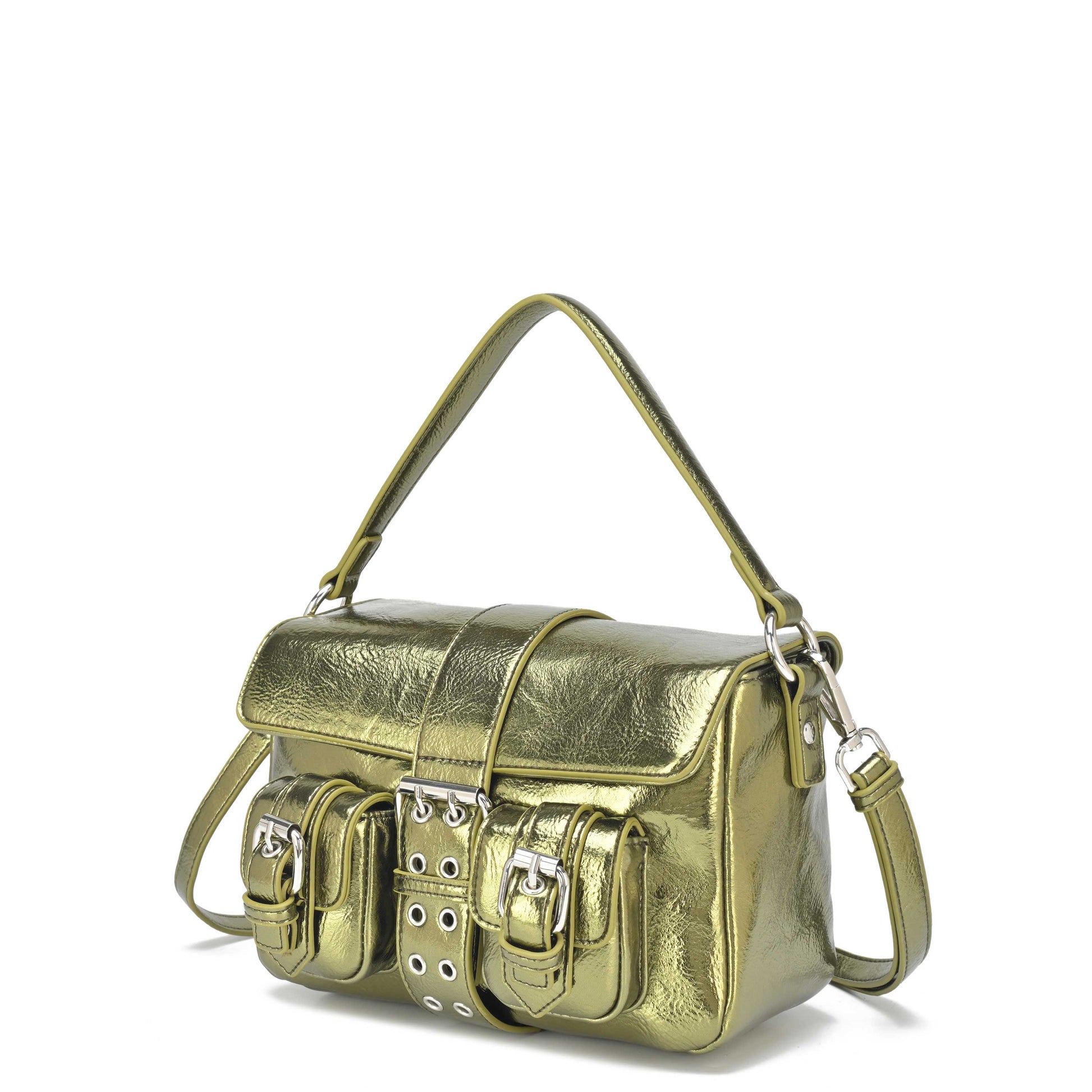 Núnoo Honey Buckle Recycled cool Light Green Shoulder bags Light green