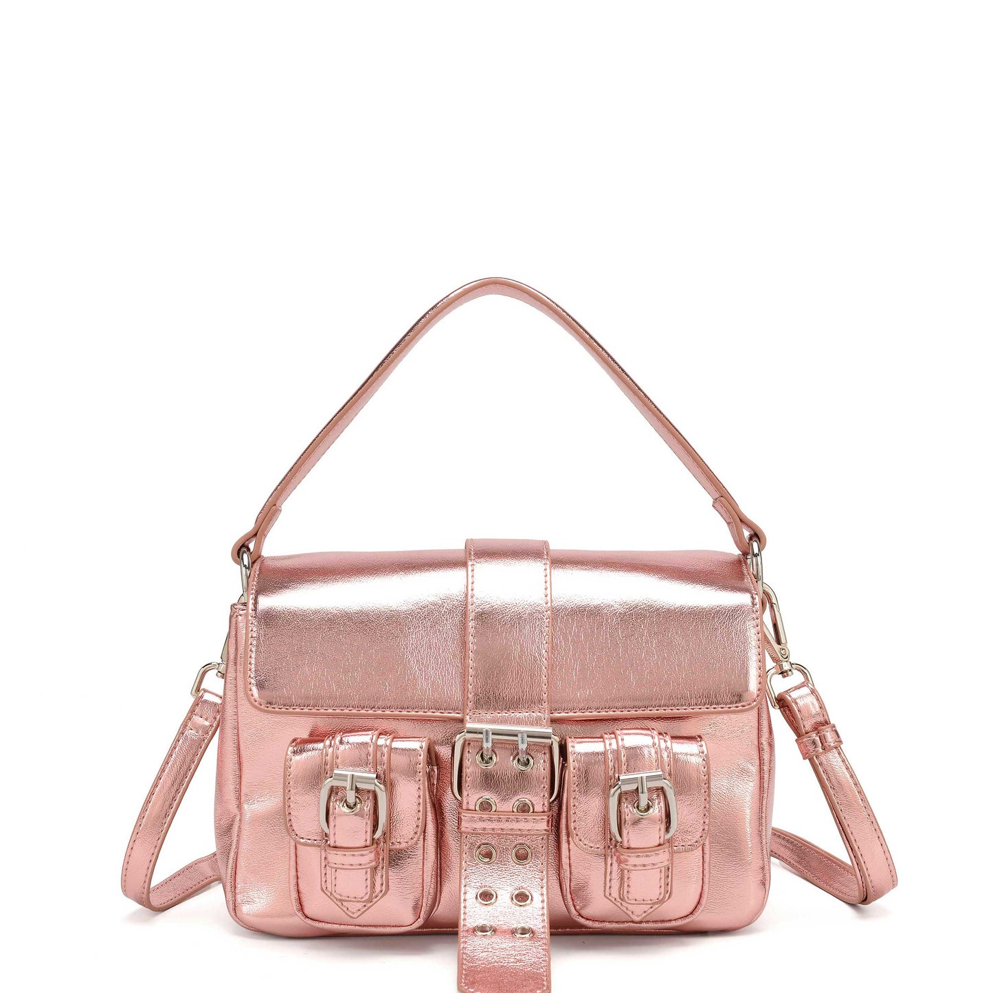 Núnoo Honey Buckle Recycled cool Light Pink Shoulder bags Light pink