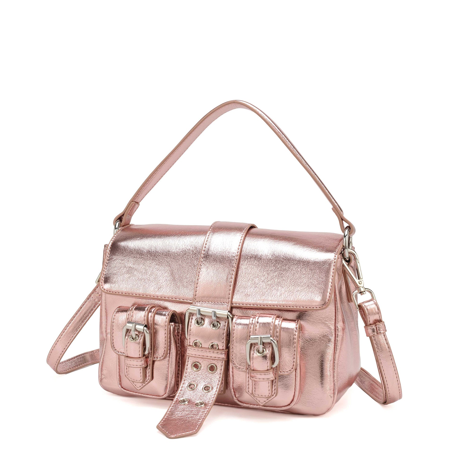 Núnoo Honey Buckle Recycled cool Light Pink Shoulder bags Light pink