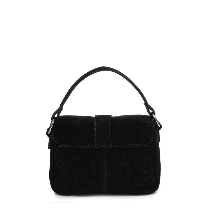 Núnoo Honey Buckle Suede Black Medium Black