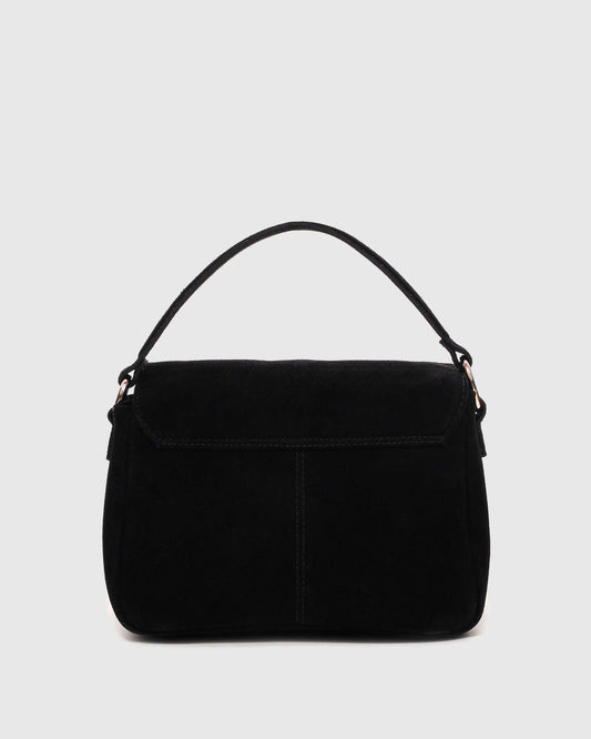 Núnoo Honey Icon Suede Black w. Gold Medium Black