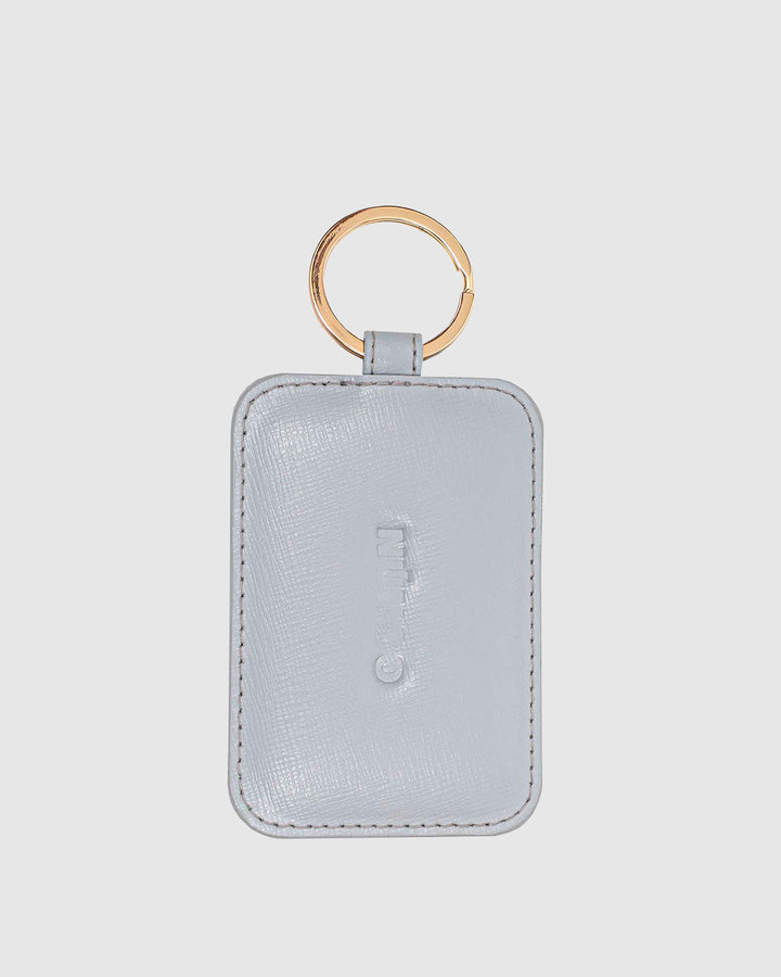 Núnoo Icon Key Ring Florence Light Grey w. Gold Accessories Light grey