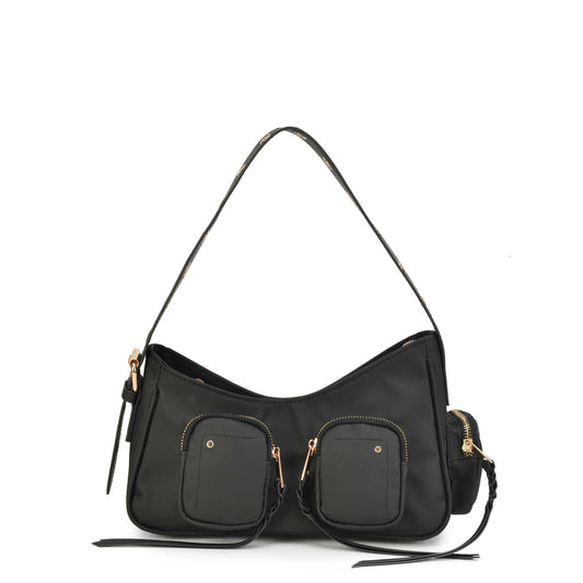 Núnoo Jennifer Pocket Bamboo Black w. Gold  Black