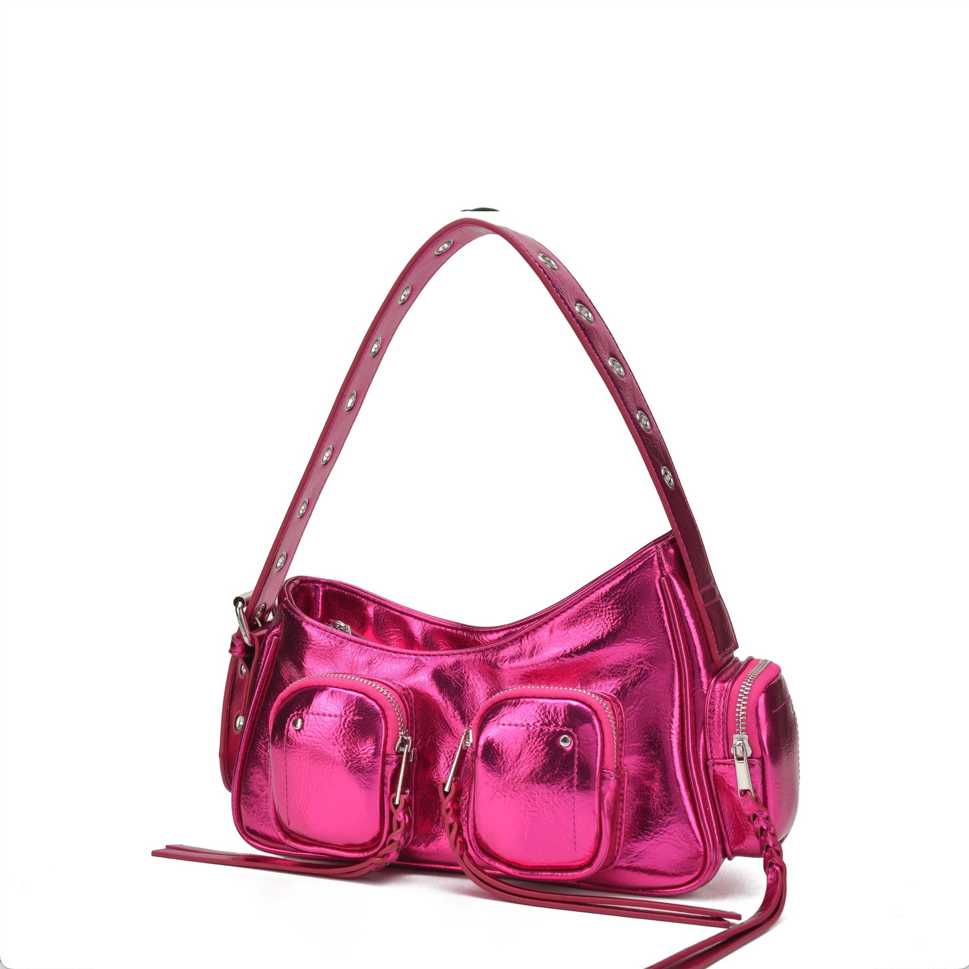 Núnoo Jennifer Pocket Recycled Cool Pink Shoulder bags Pink